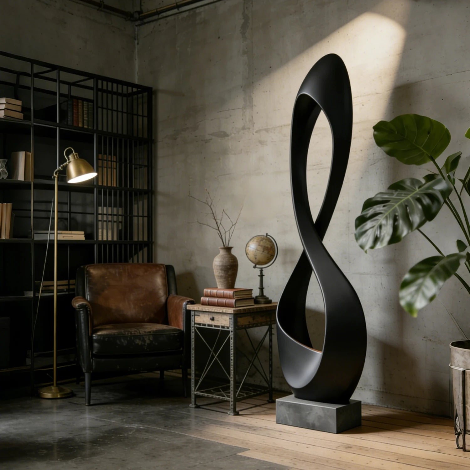 Large Wood Sculpture | Infinity Twist