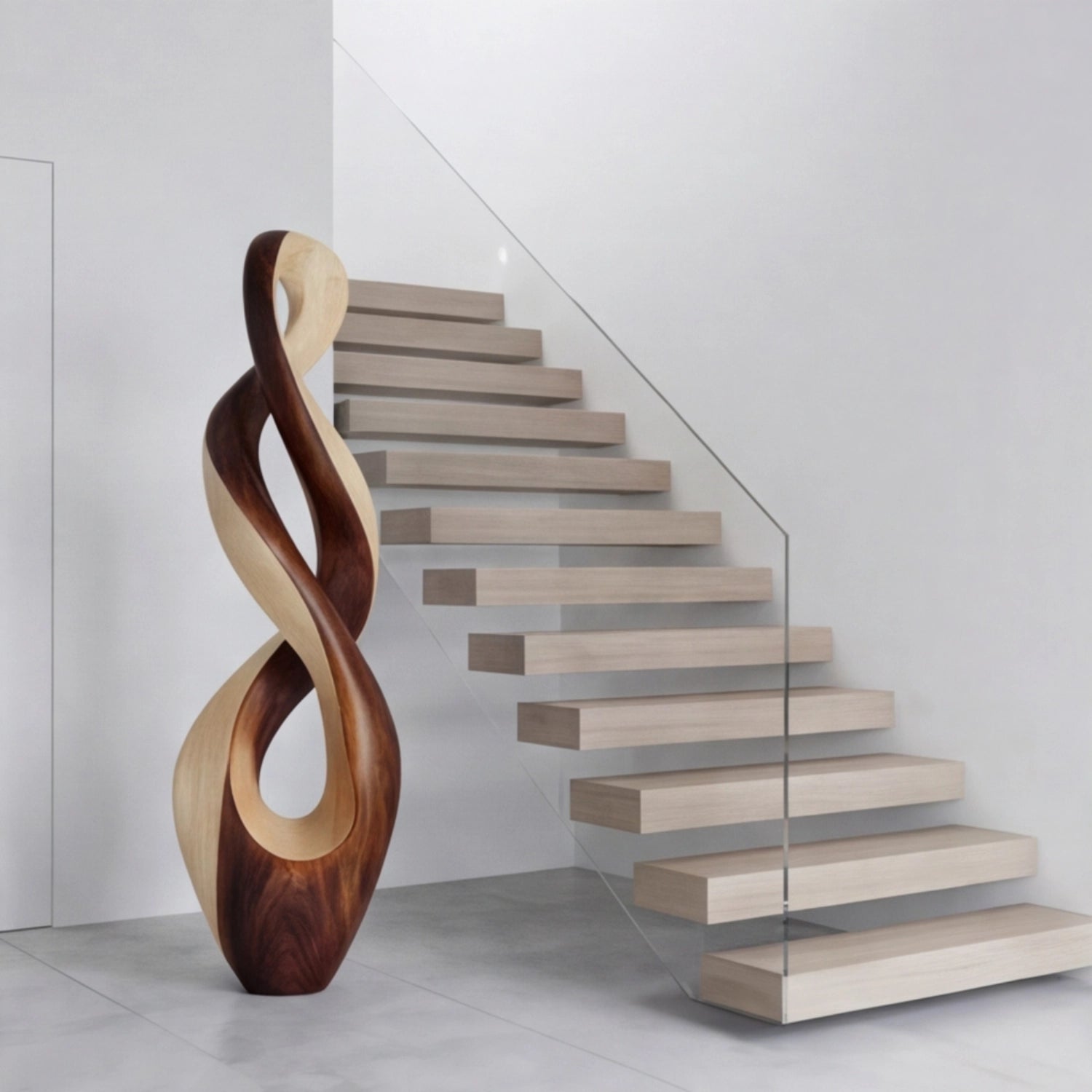 Large Wood Sculpture | Dual Unity