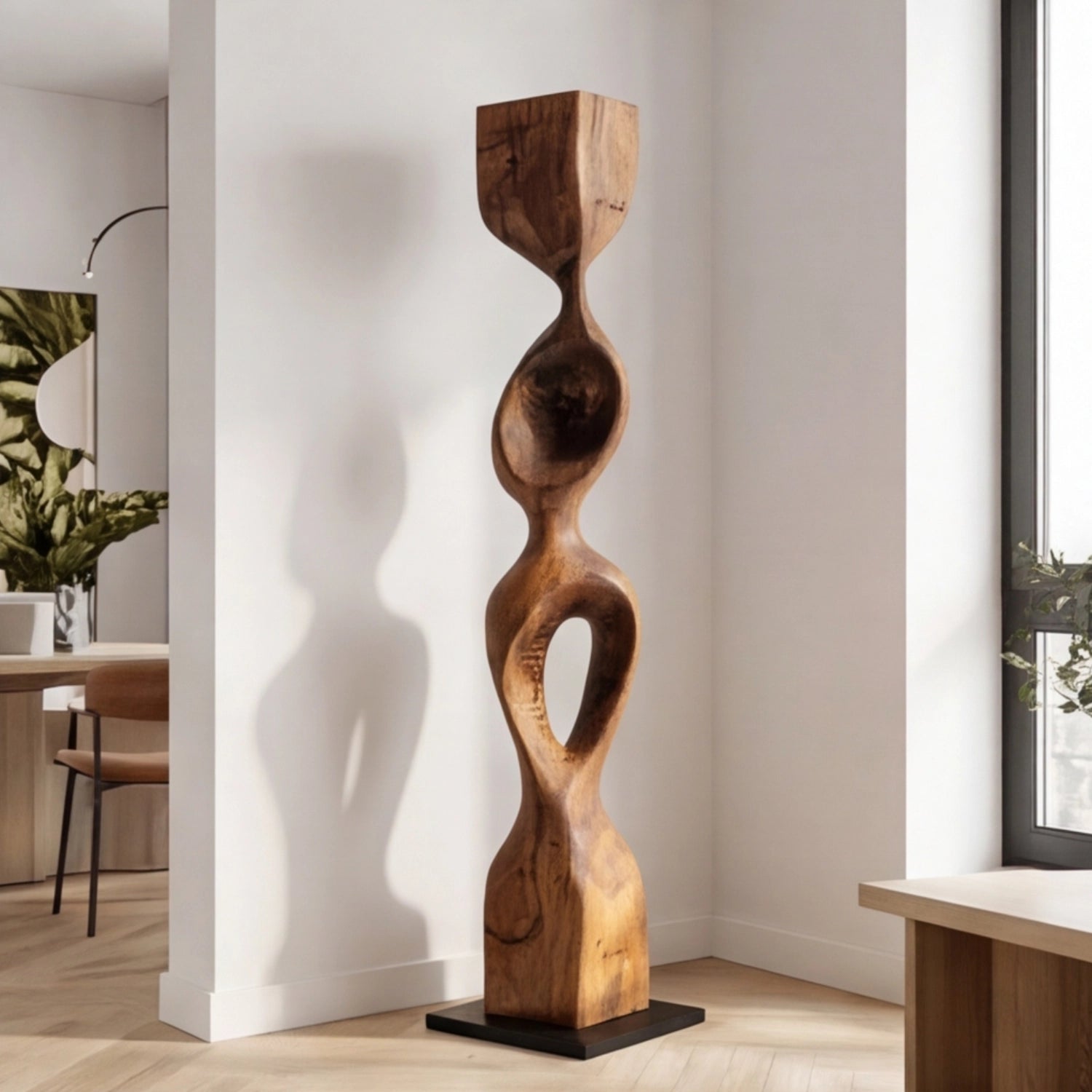 Large Wood Sculpture | Vertical Pulse