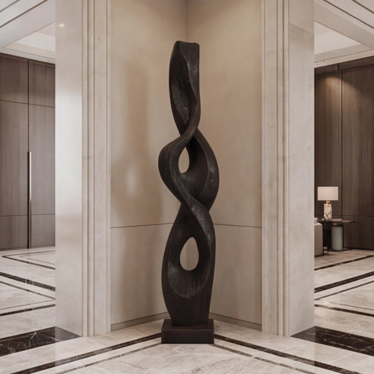 Large Wood Sculpture | Ember Form