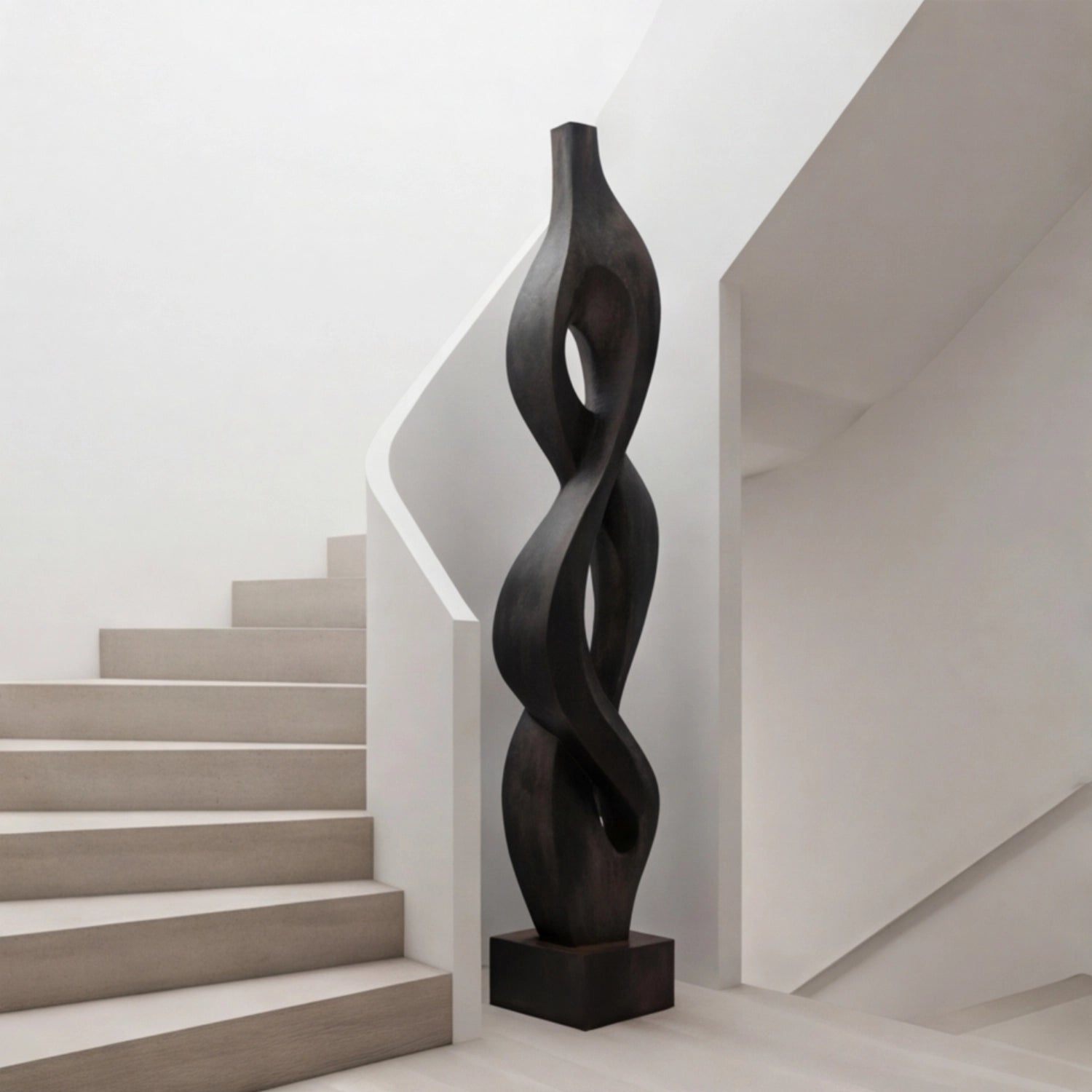 Large Wood Sculpture | Dark Crest