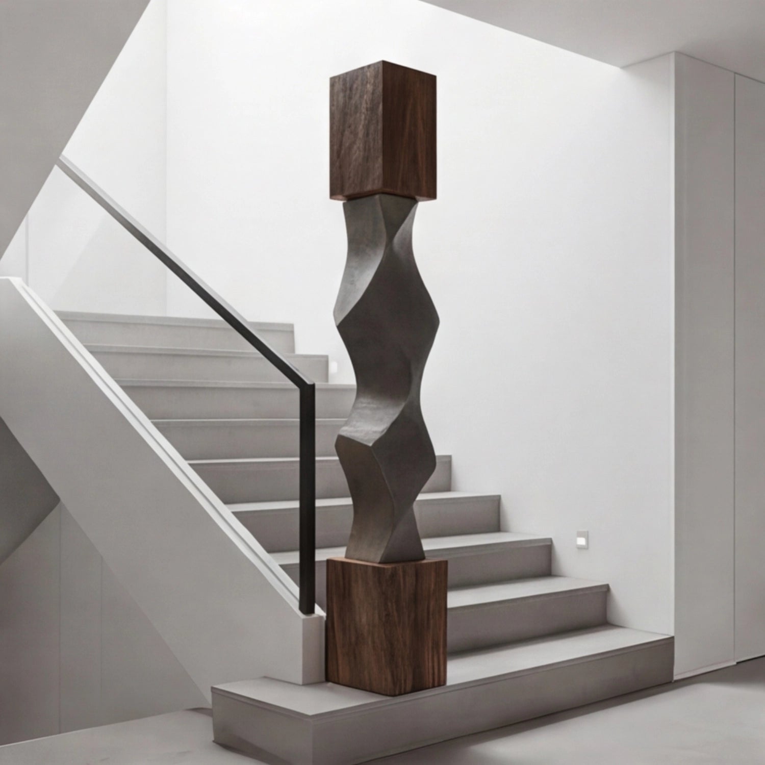 Large Wood Sculpture | Prism Flow