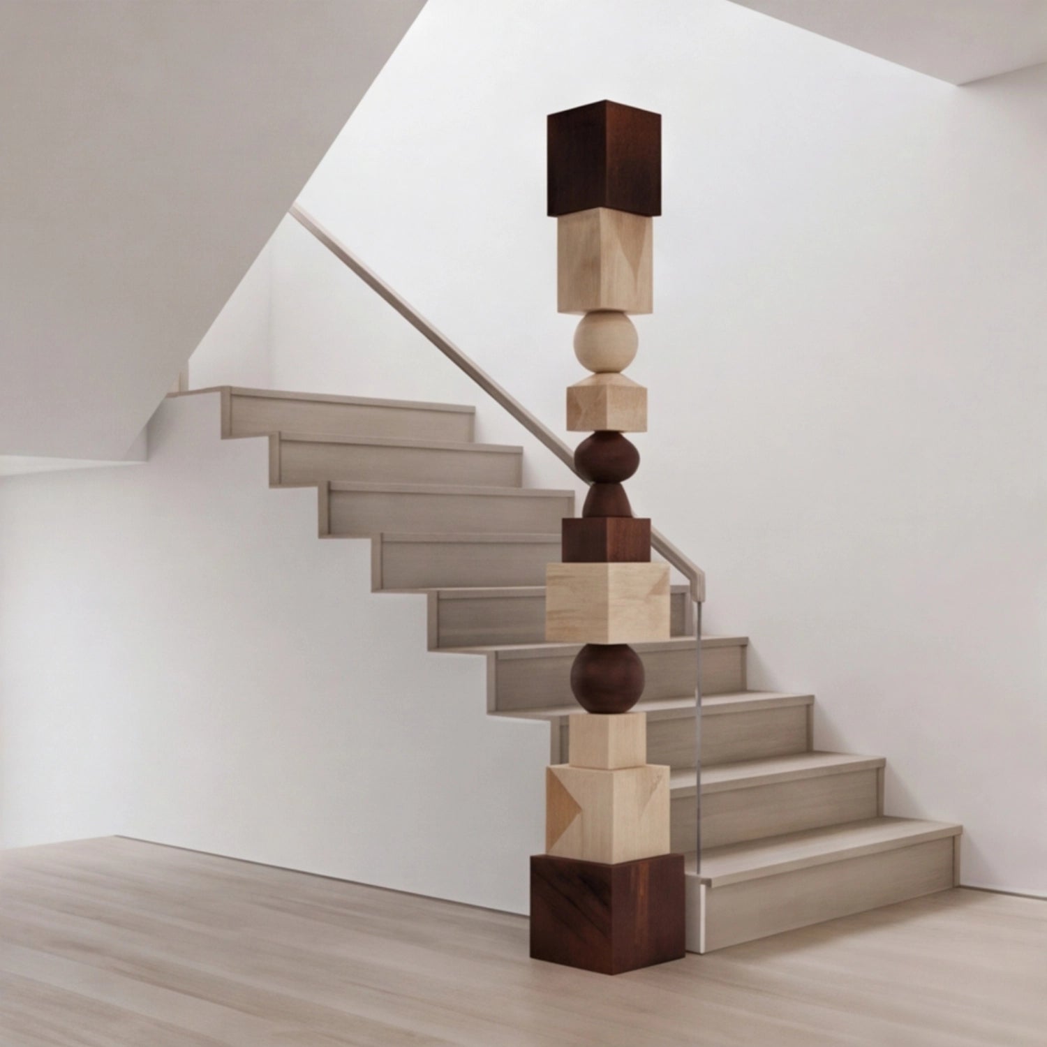 Large Wood Sculpture | Form Totem
