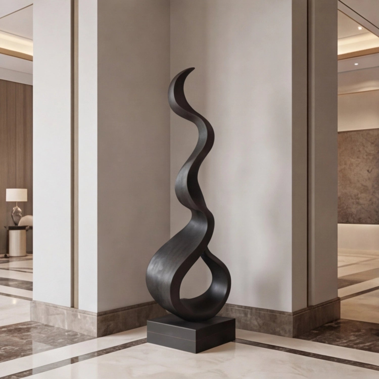 Large Wood Sculpture | Infinite Swoop