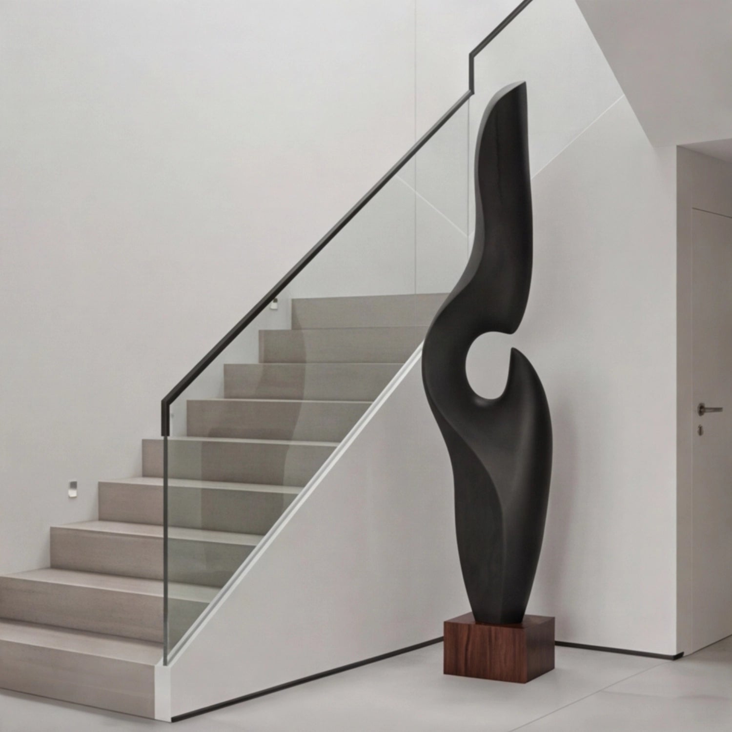 Large Wood Sculpture | Embrace of the Void