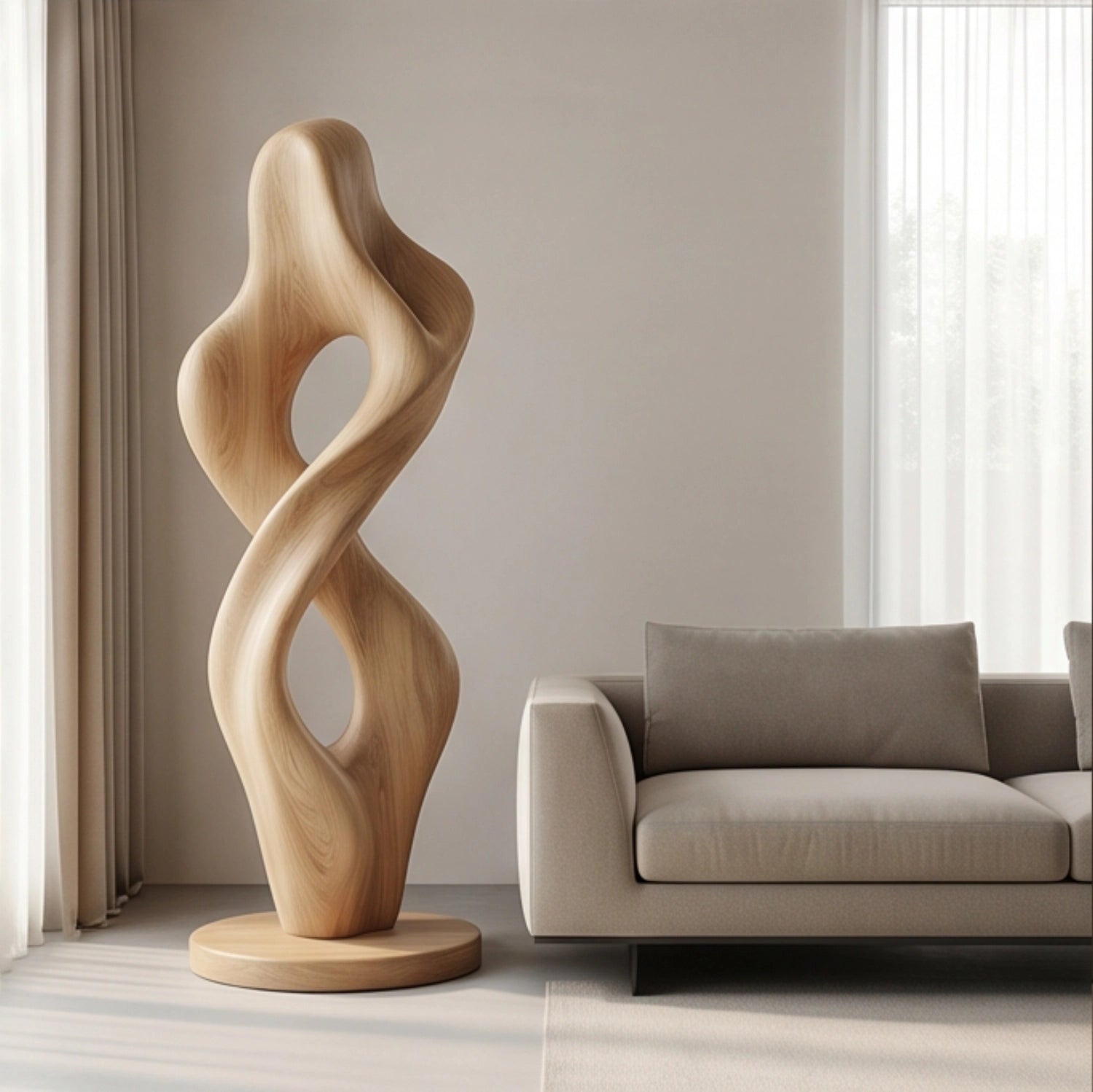 Large Wood Sculpture | Nymph’s Twist