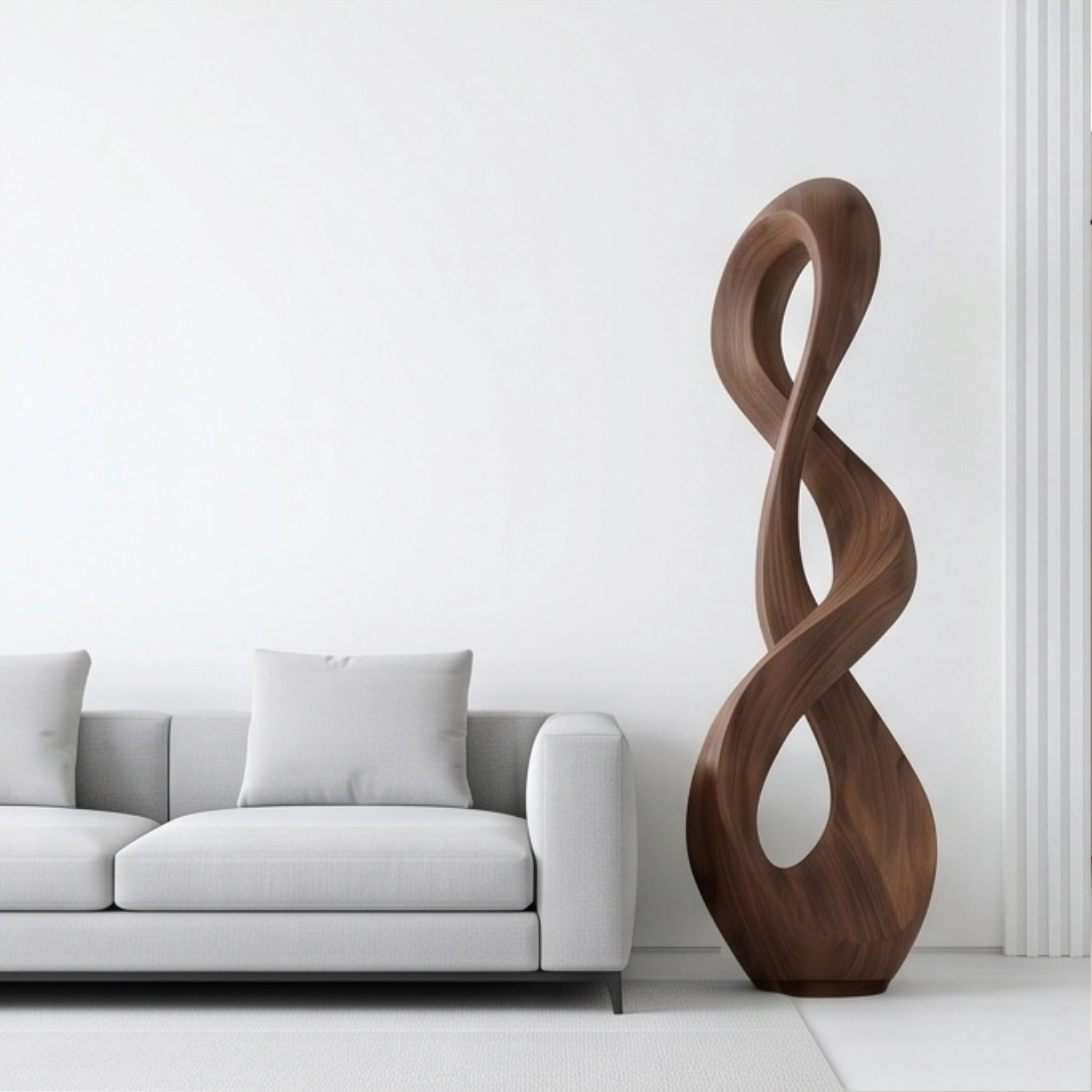 Large Wood Sculpture | Mobius Ascent