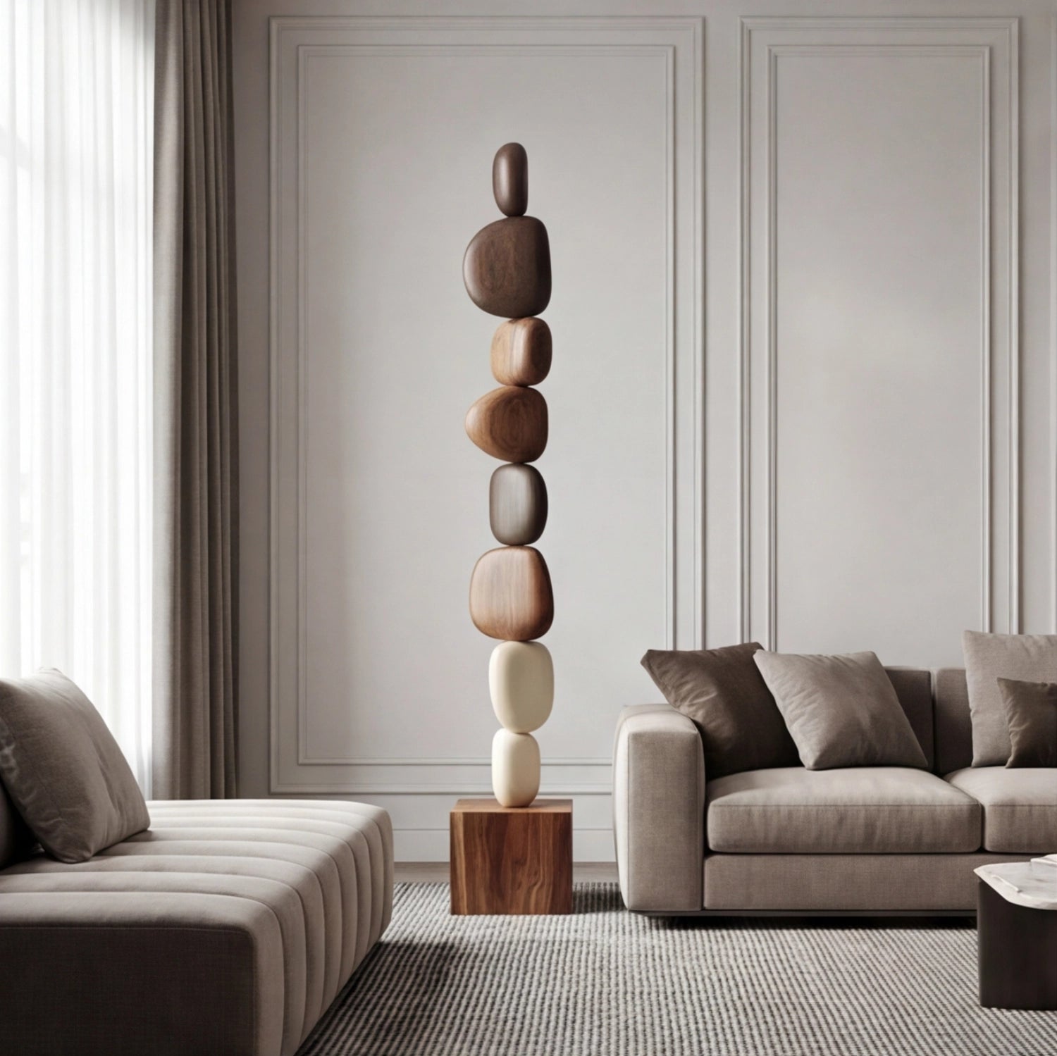Large Wood Sculpture | Eighth Light Spire