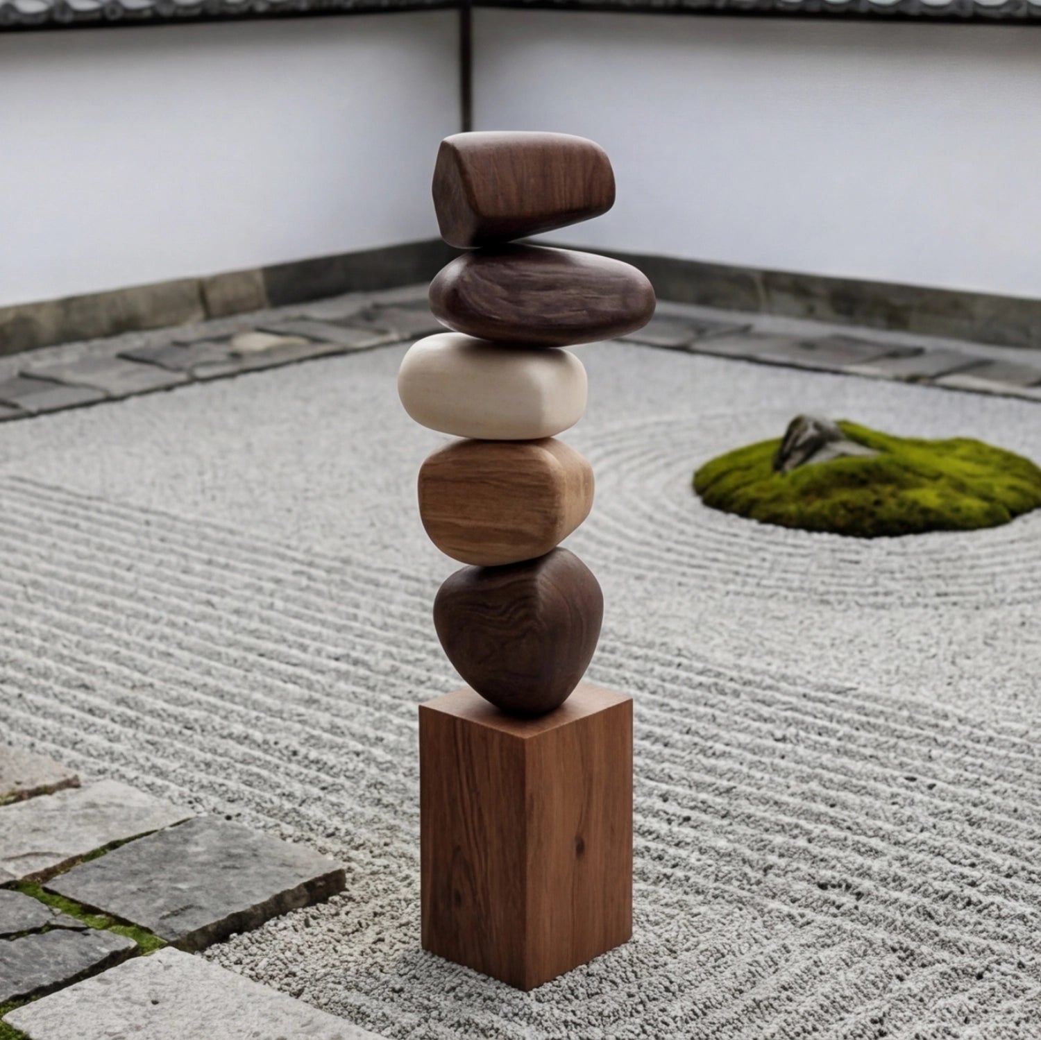 Large Wood Sculpture | Echoing Wood Totem