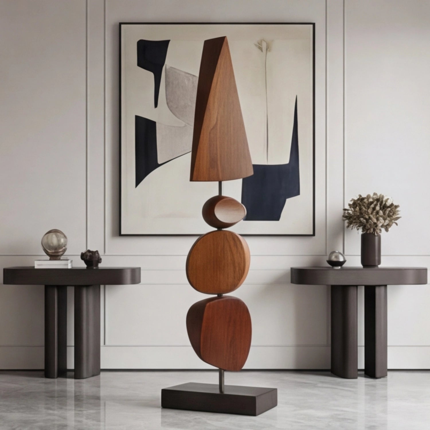 Large Wood Sculpture | Totem of Form