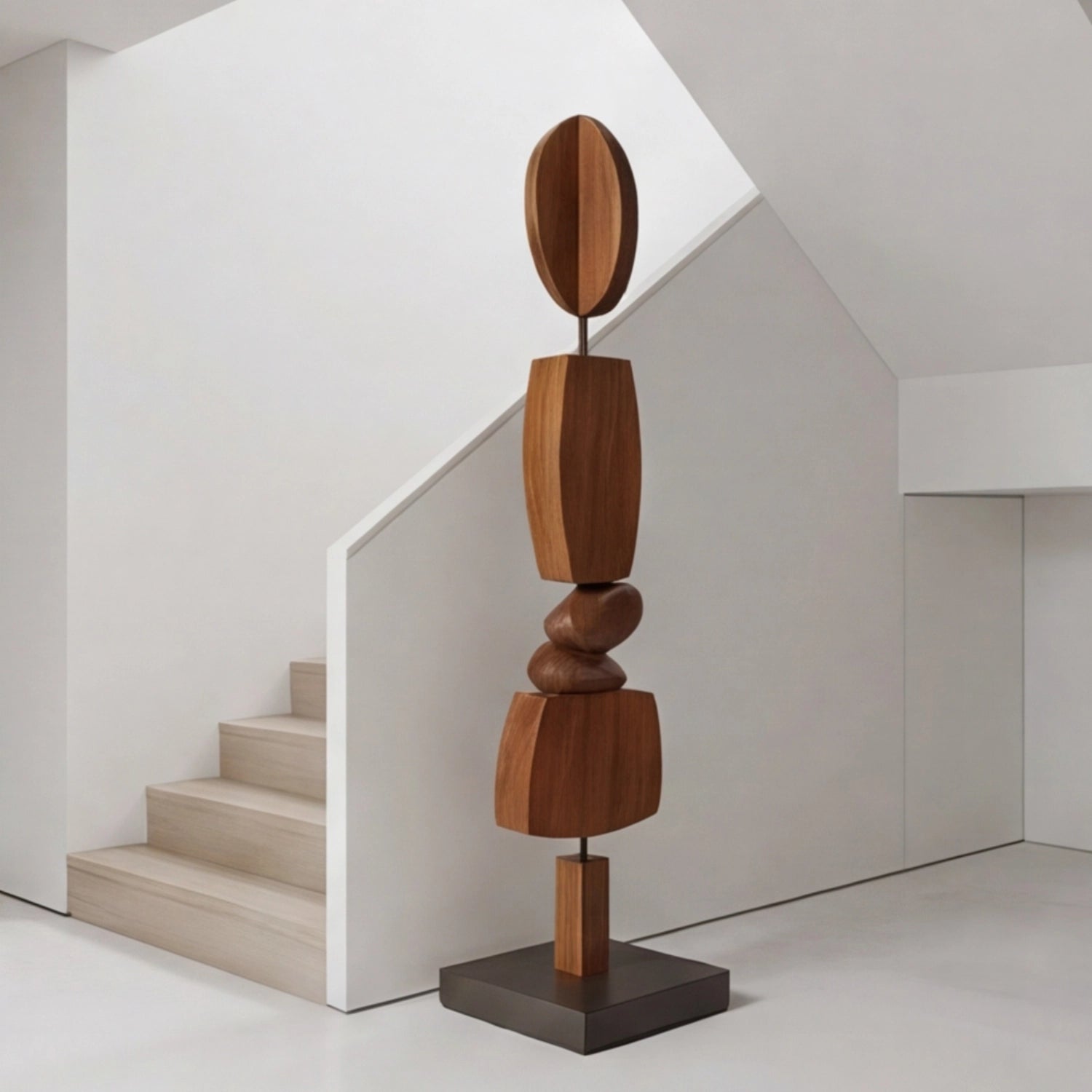 Large Wood Sculpture | Modular Totem