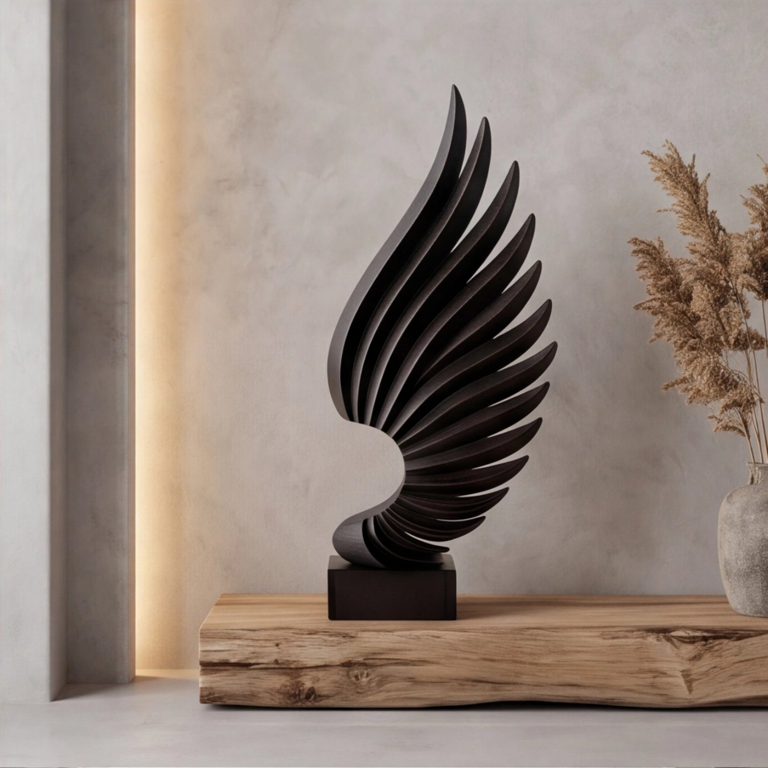 Wood Sculpture | Ascending Wing