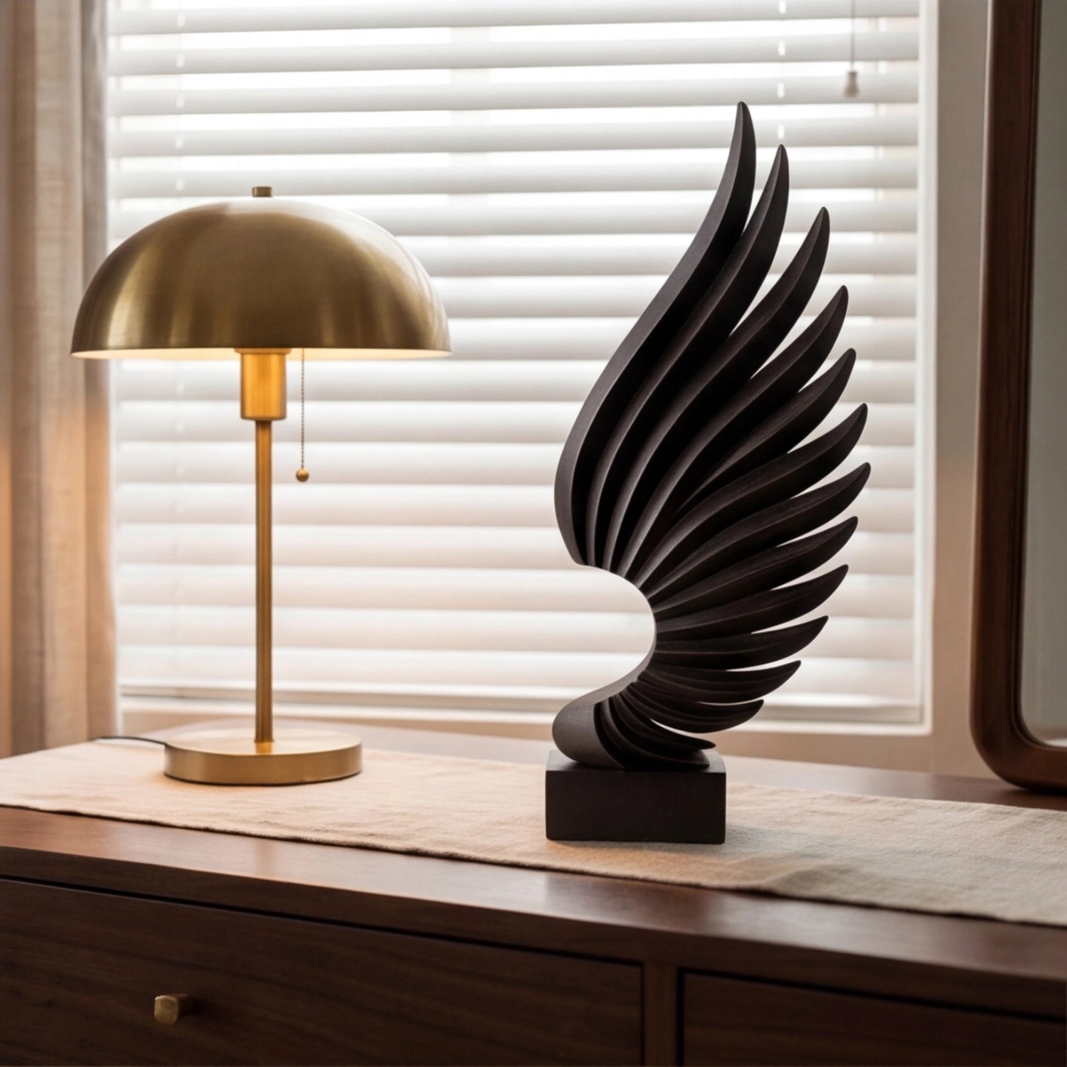 Wood Sculpture | Ascending Wing