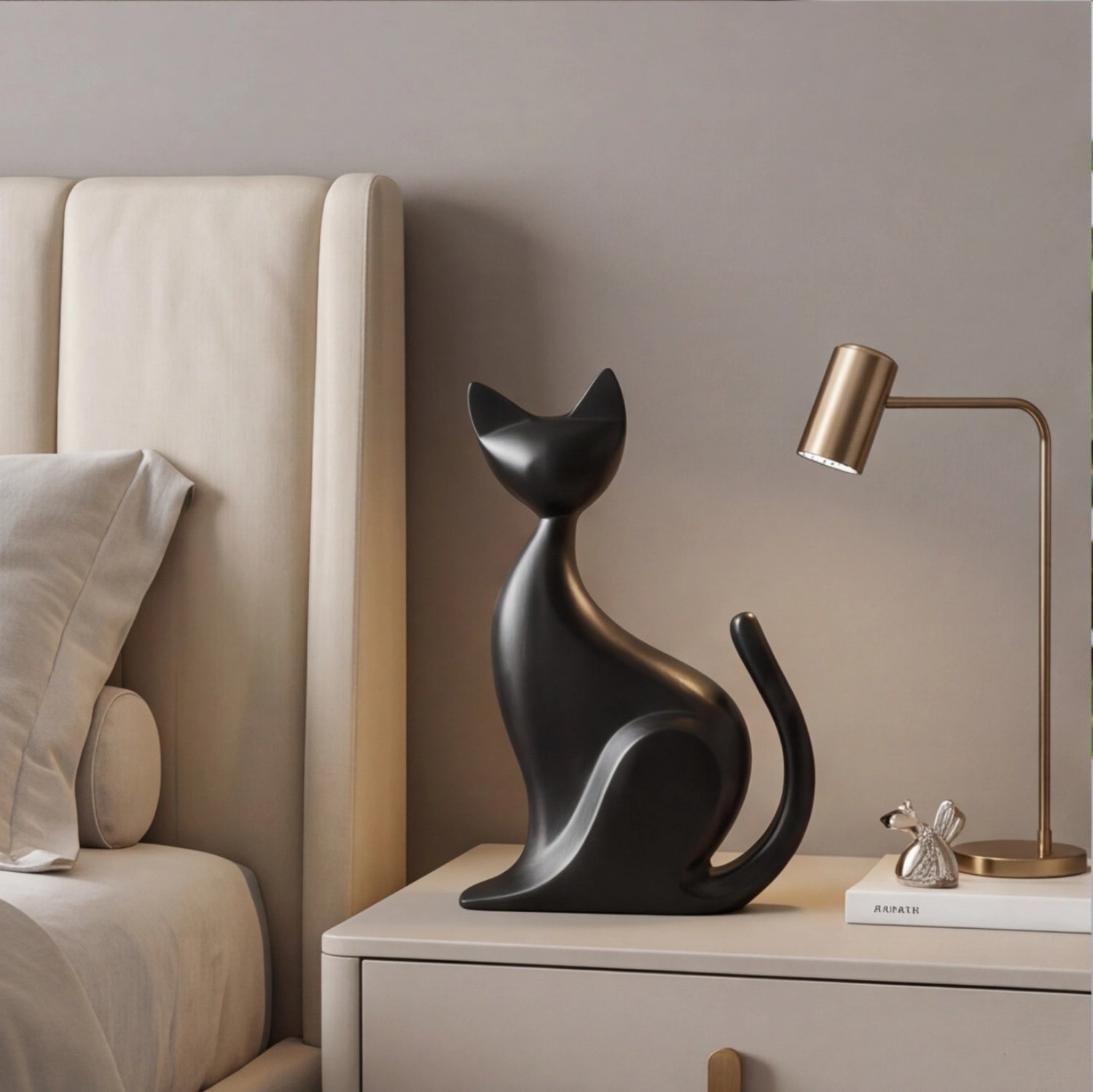 Wood Sculpture | Minimalist Cat
