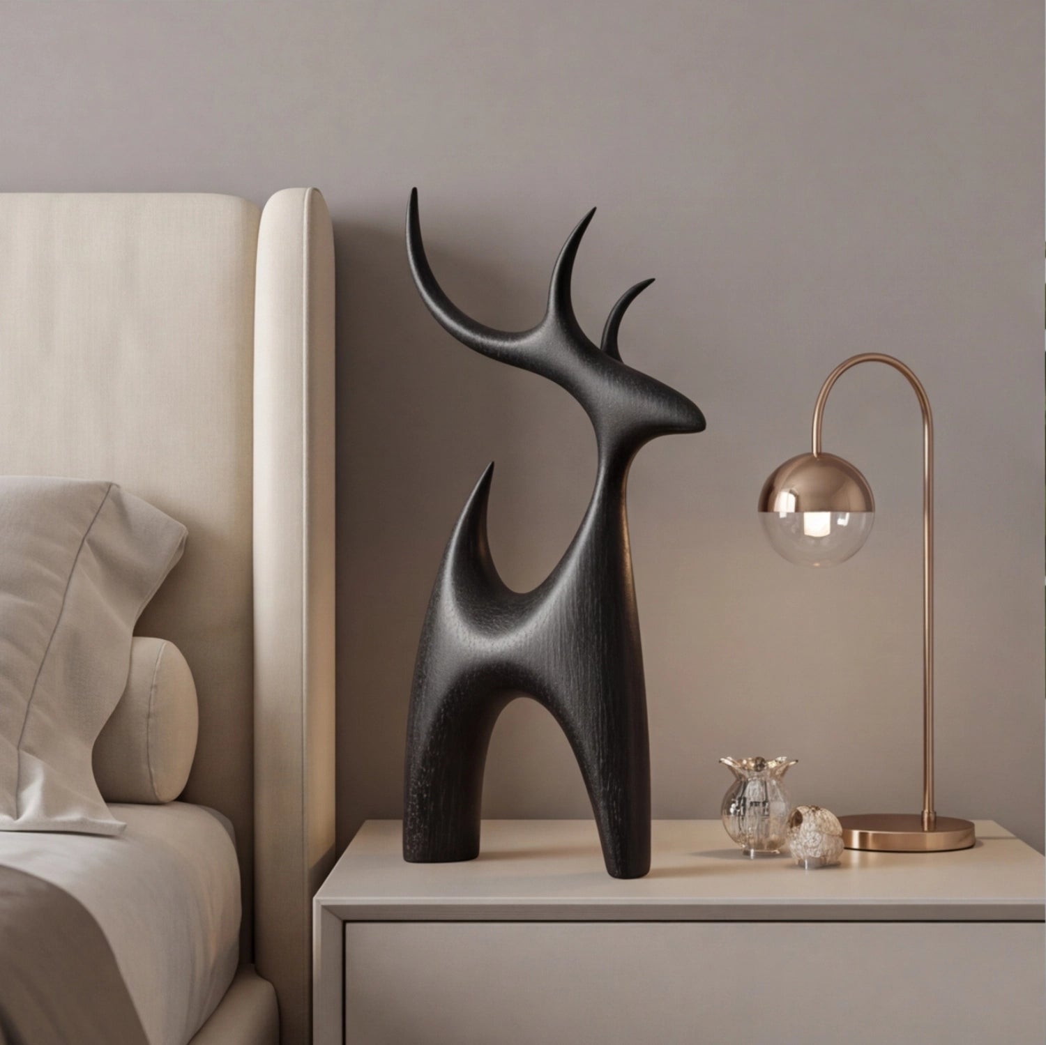 Wood Sculpture | Night Stag
