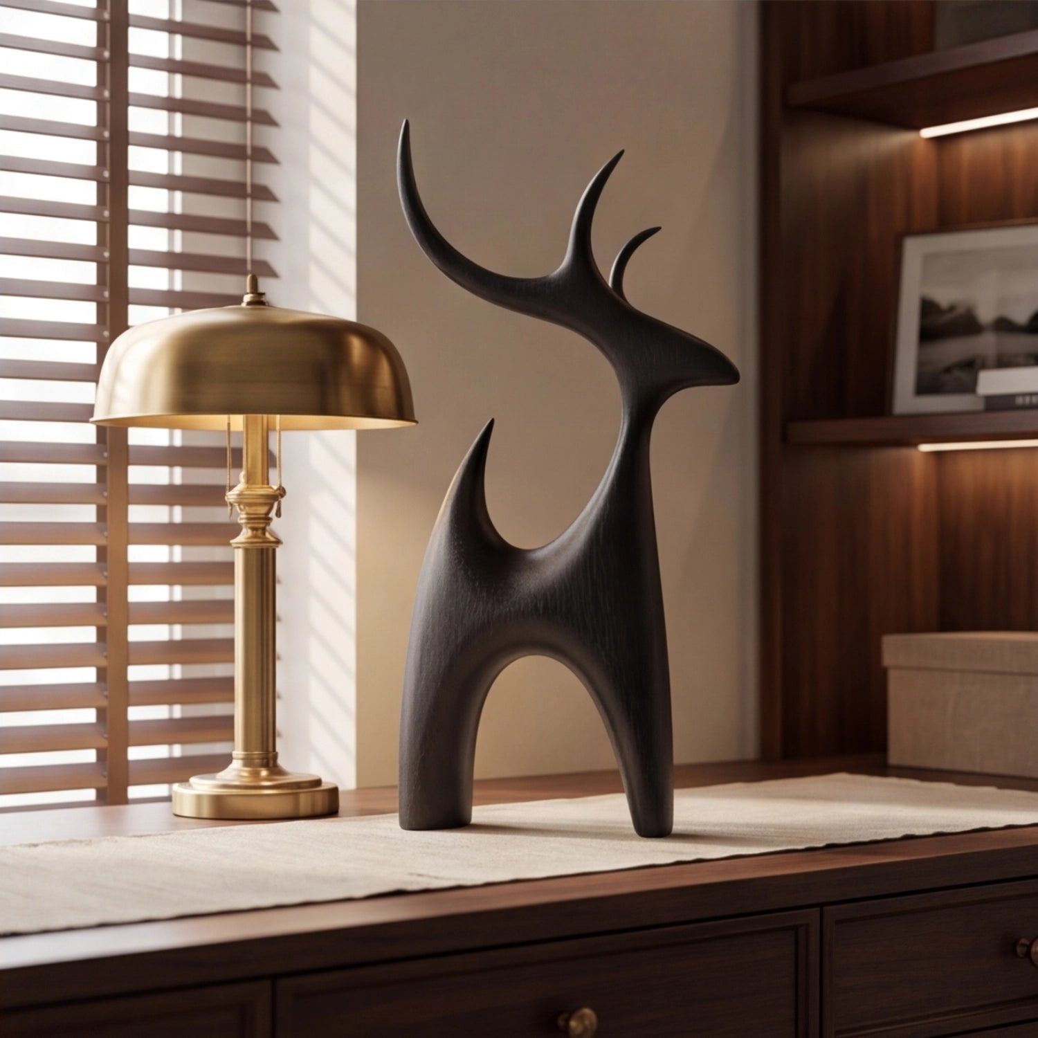 Wood Sculpture | Night Stag
