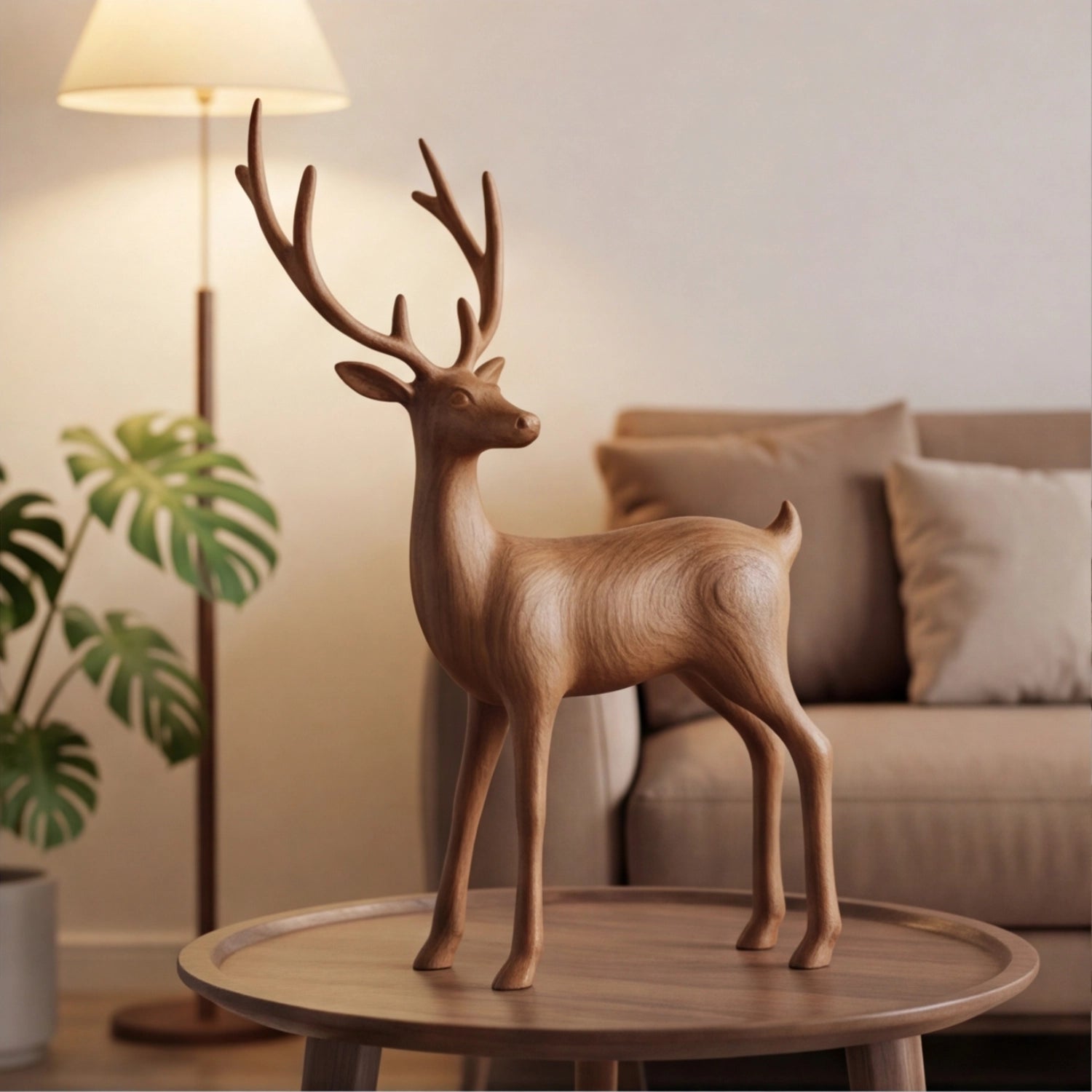Wood Sculpture | Majestic Stag
