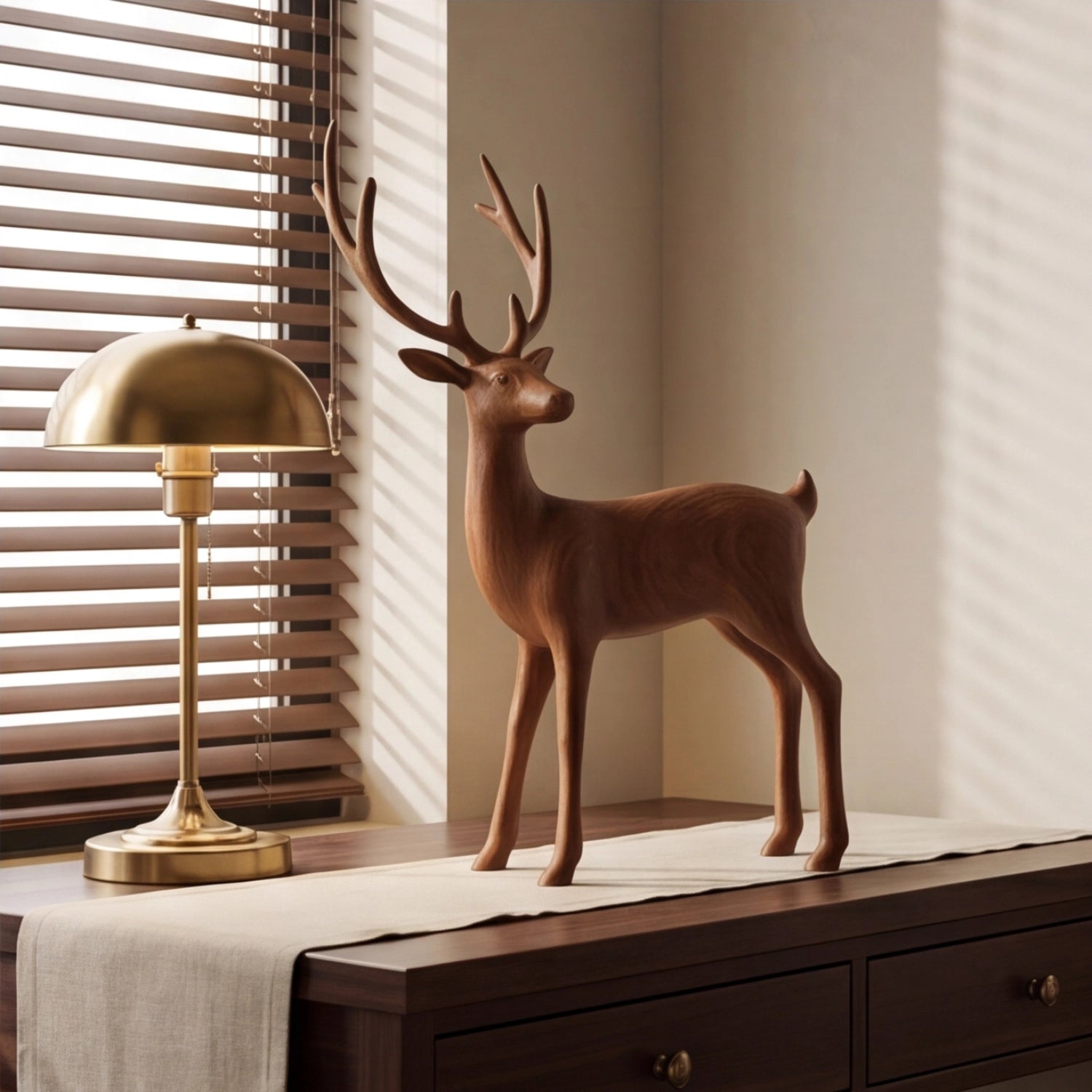 Wood Sculpture | Majestic Stag