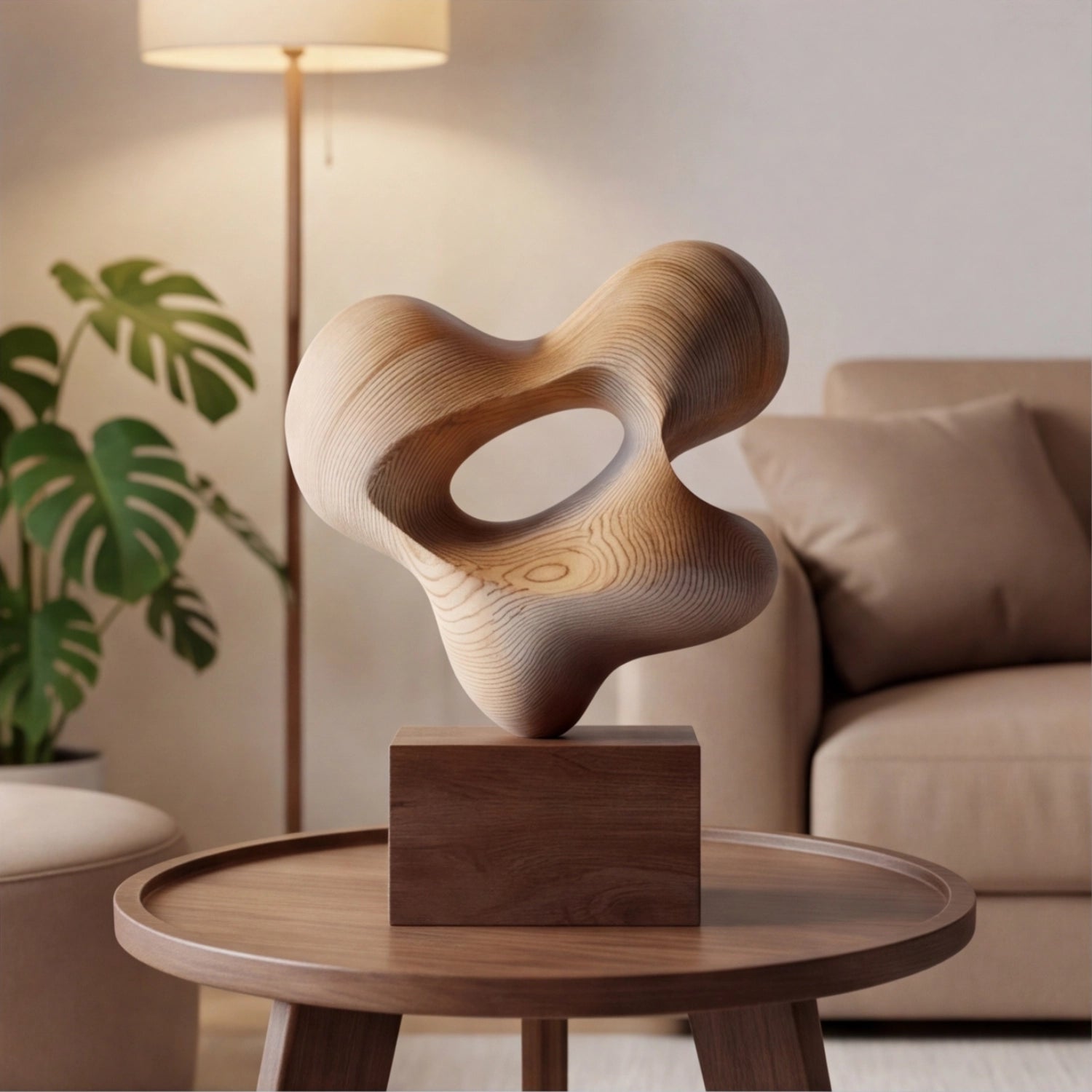 Wood Sculpture | Organic Halo