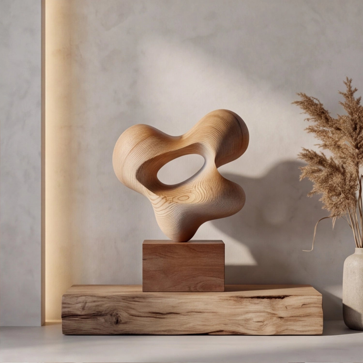 Wood Sculpture | Organic Halo