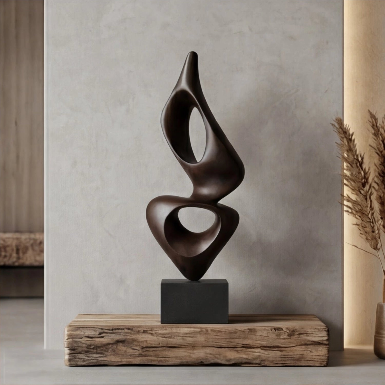 Wood Sculpture | Twilight Vortex