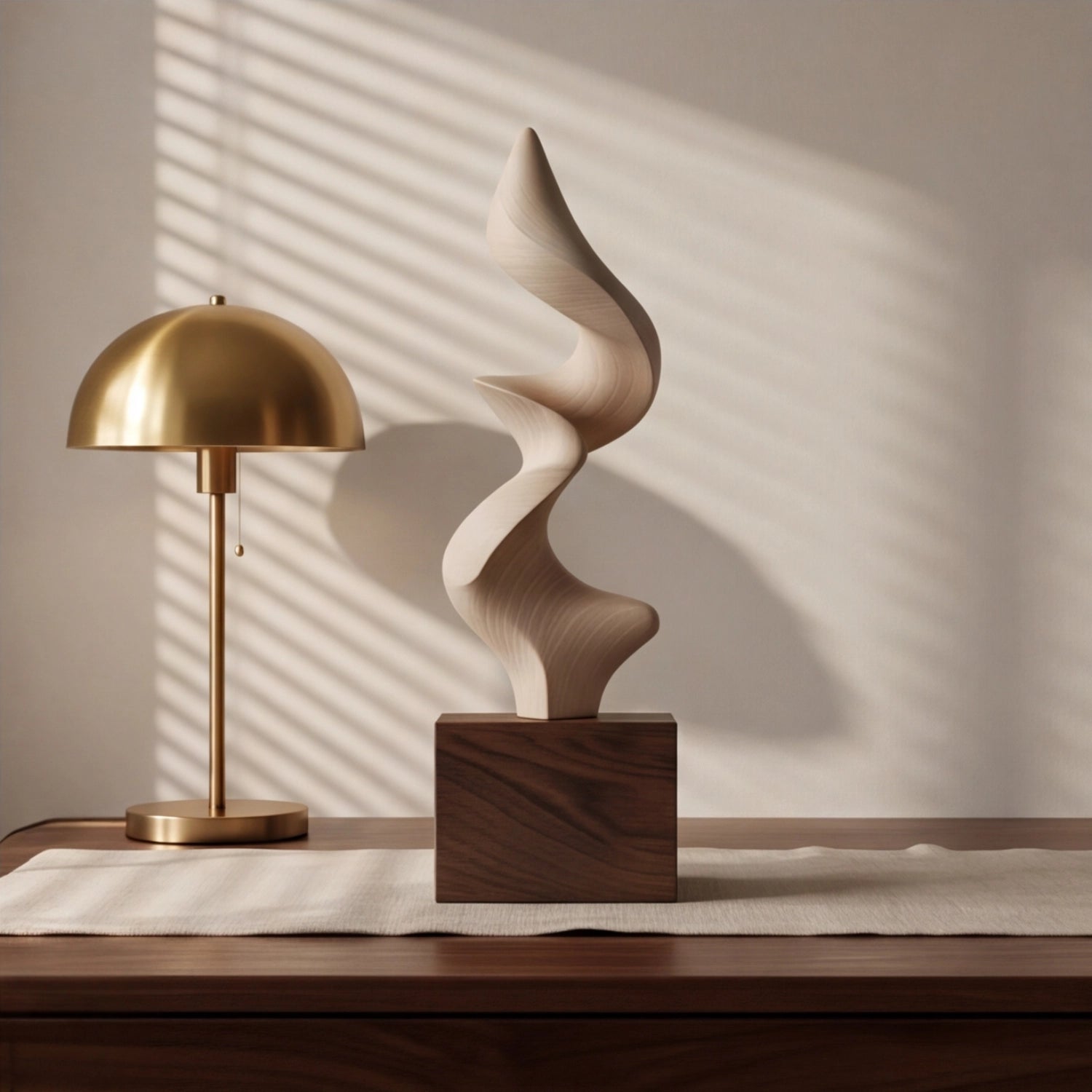 Wood Sculpture | Light Twist