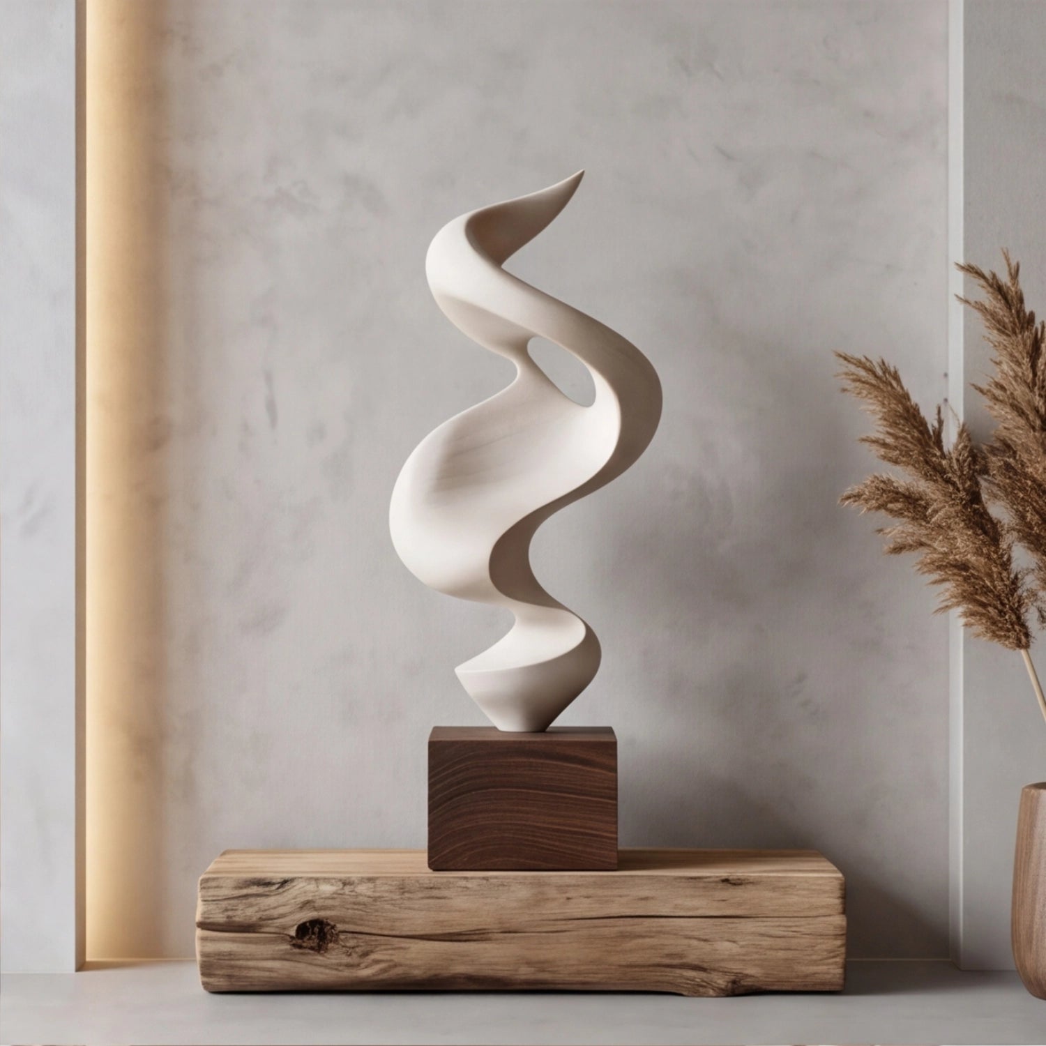Wood Sculpture | Luminant Spiral