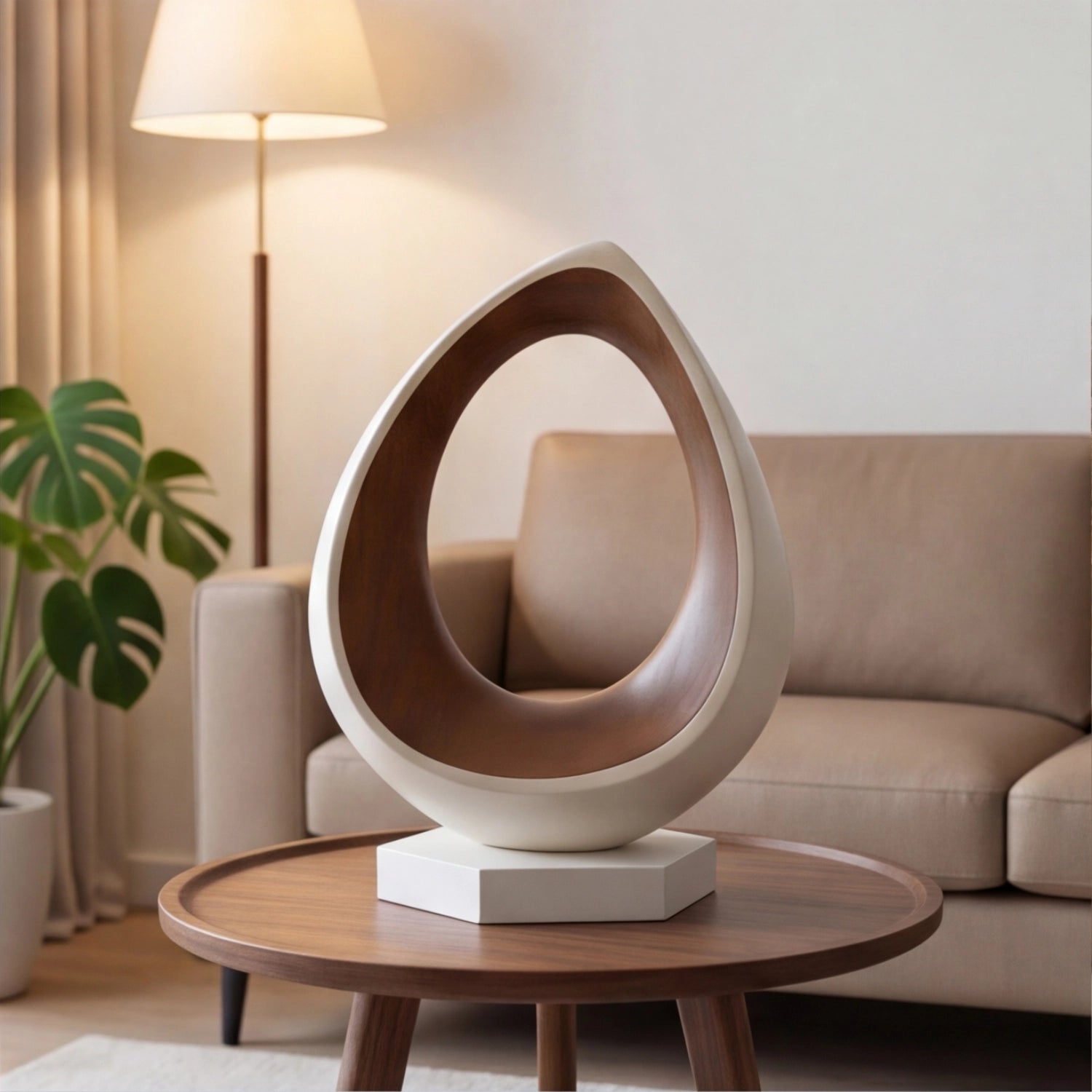 Wood Sculpture | Lunar Halo