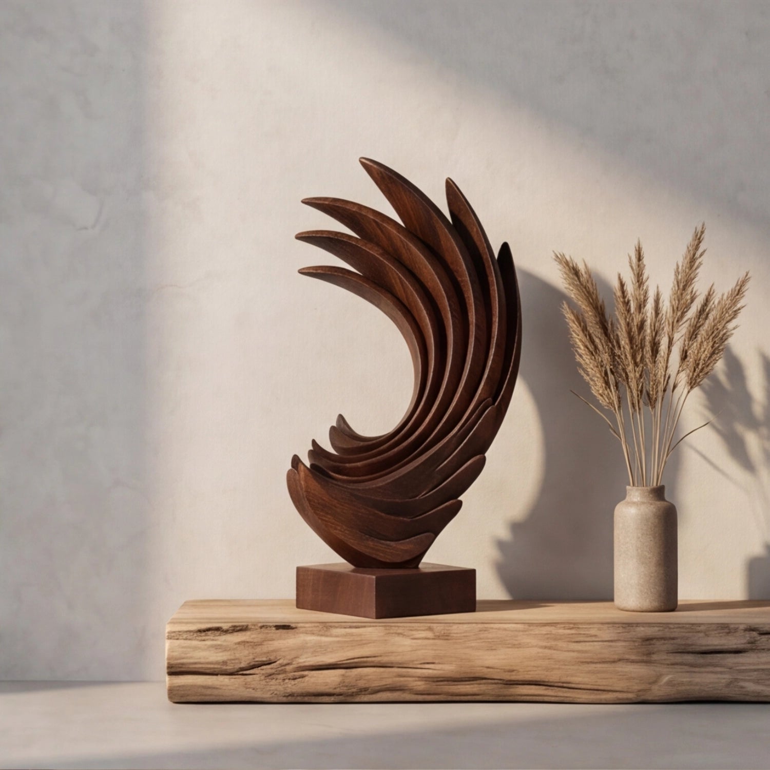 Wood Sculpture | Wave Form