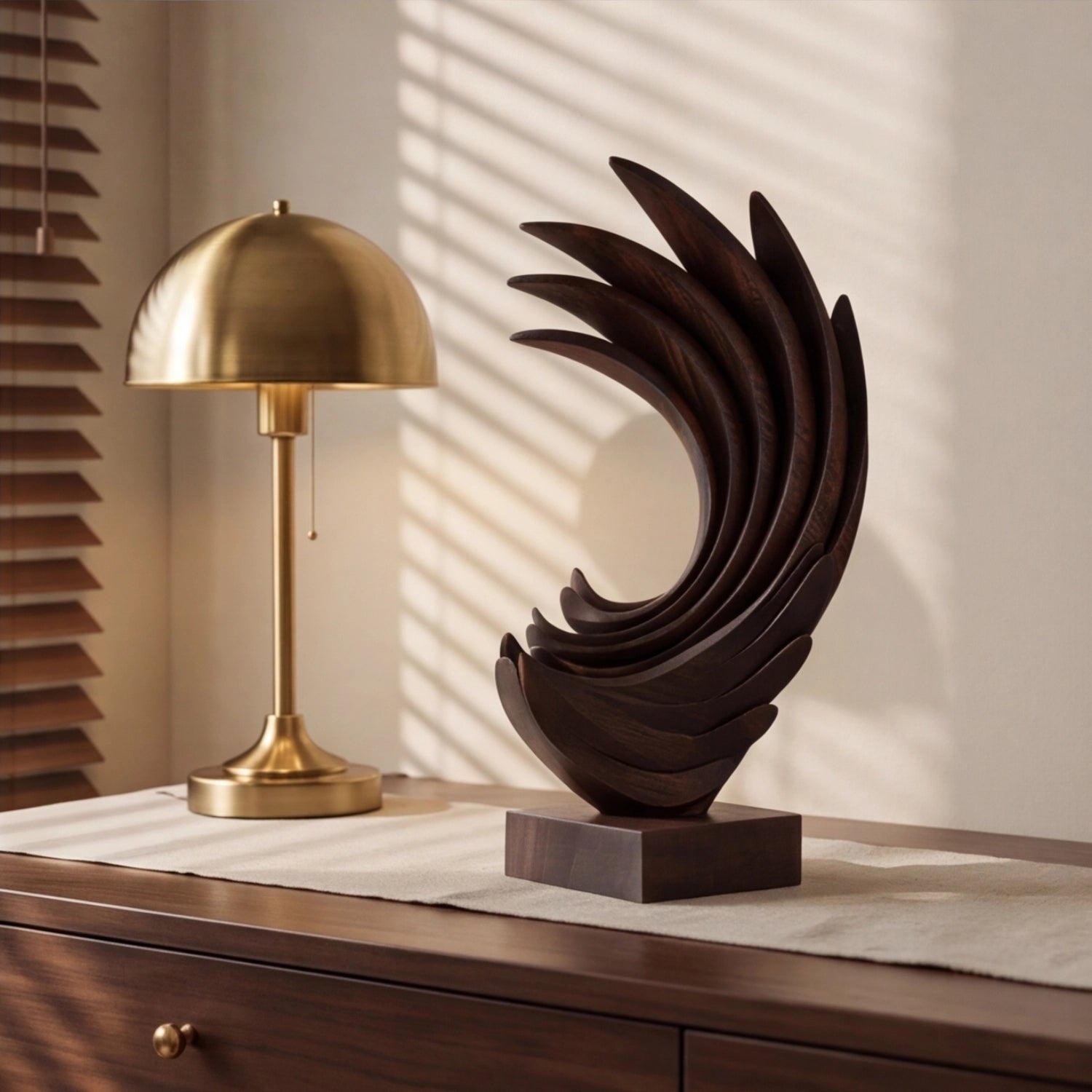 Wood Sculpture | Wave Form