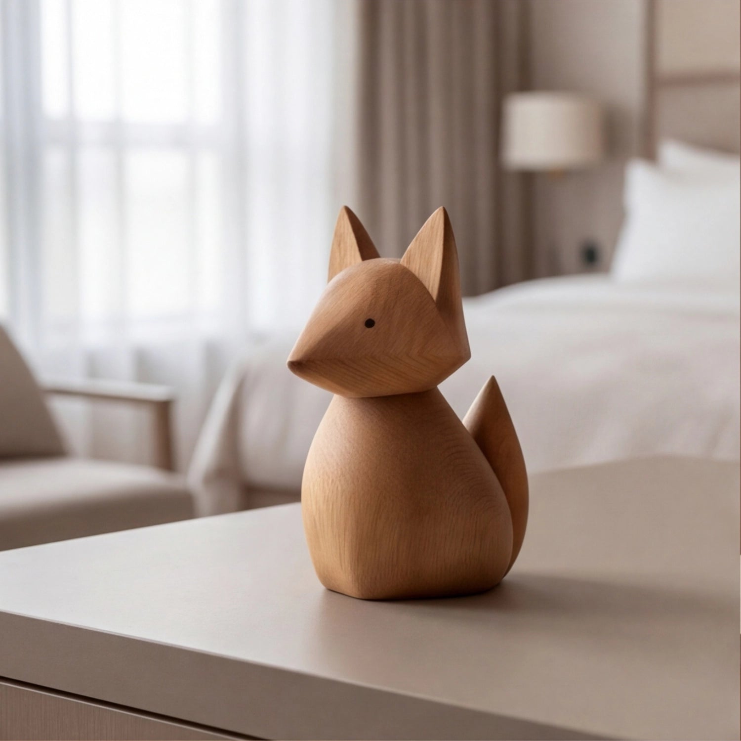 Wood Sculpture | Abstract Fox