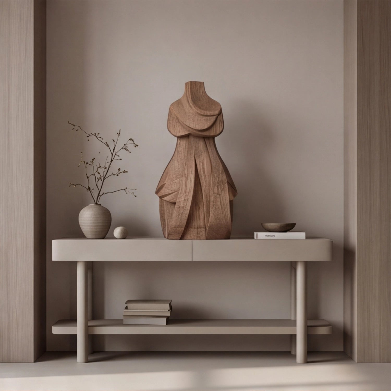 Wood Sculpture | Dress Silhouette