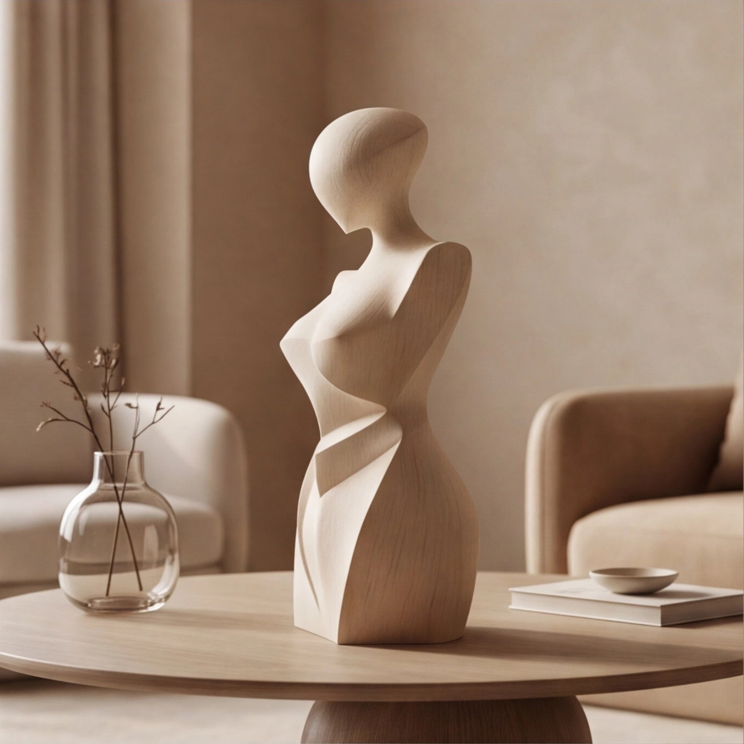 Wood Sculpture | Modern Feminine