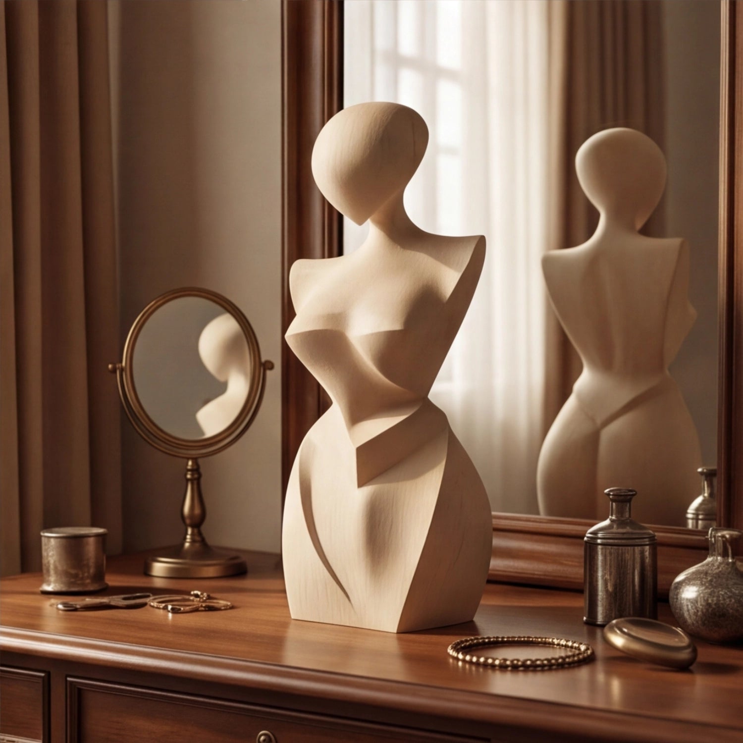 Wood Sculpture | Modern Feminine