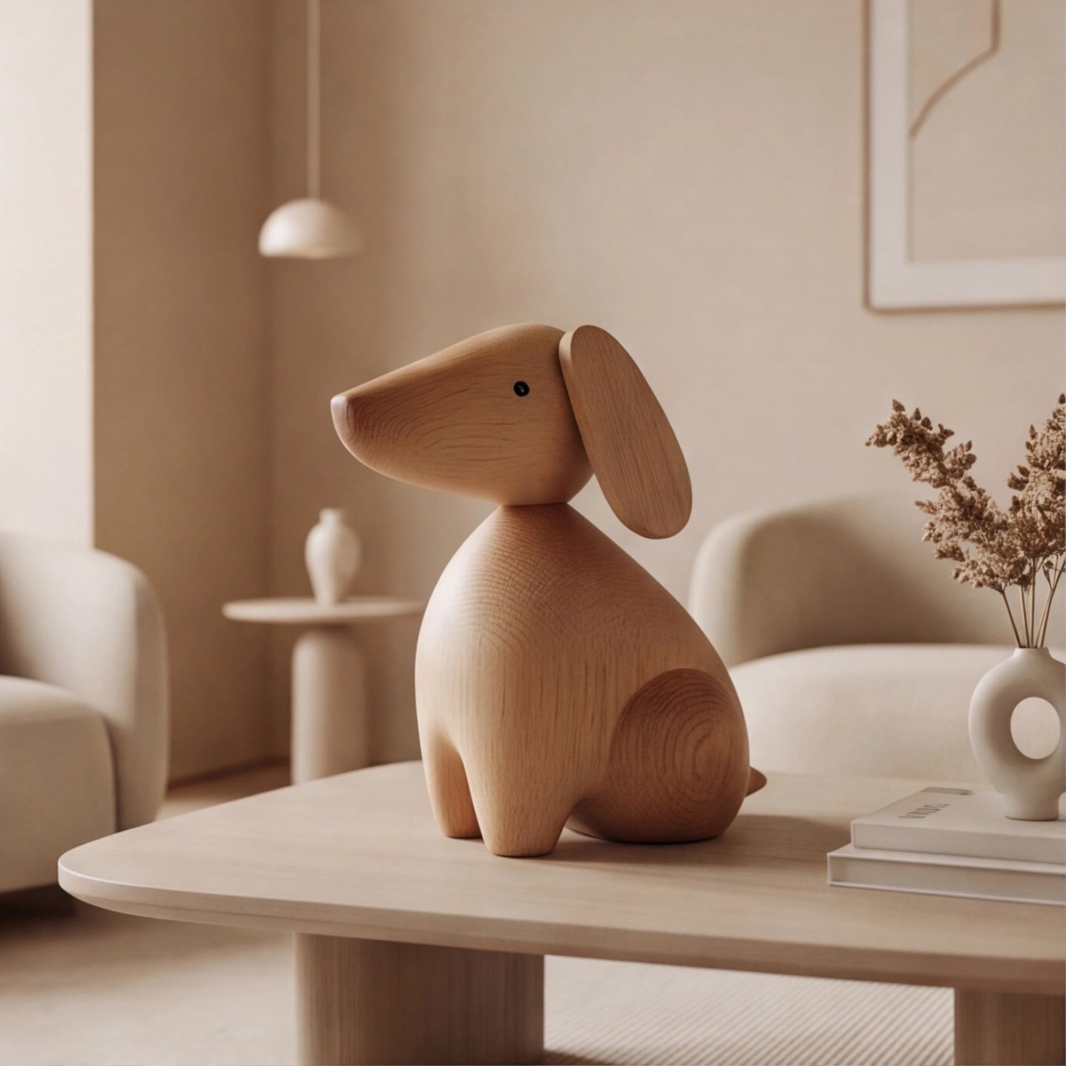 Wood Sculpture | Minimal Dachshund