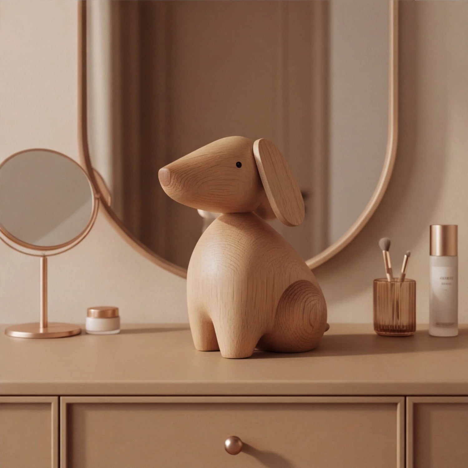 Wood Sculpture | Minimal Dachshund