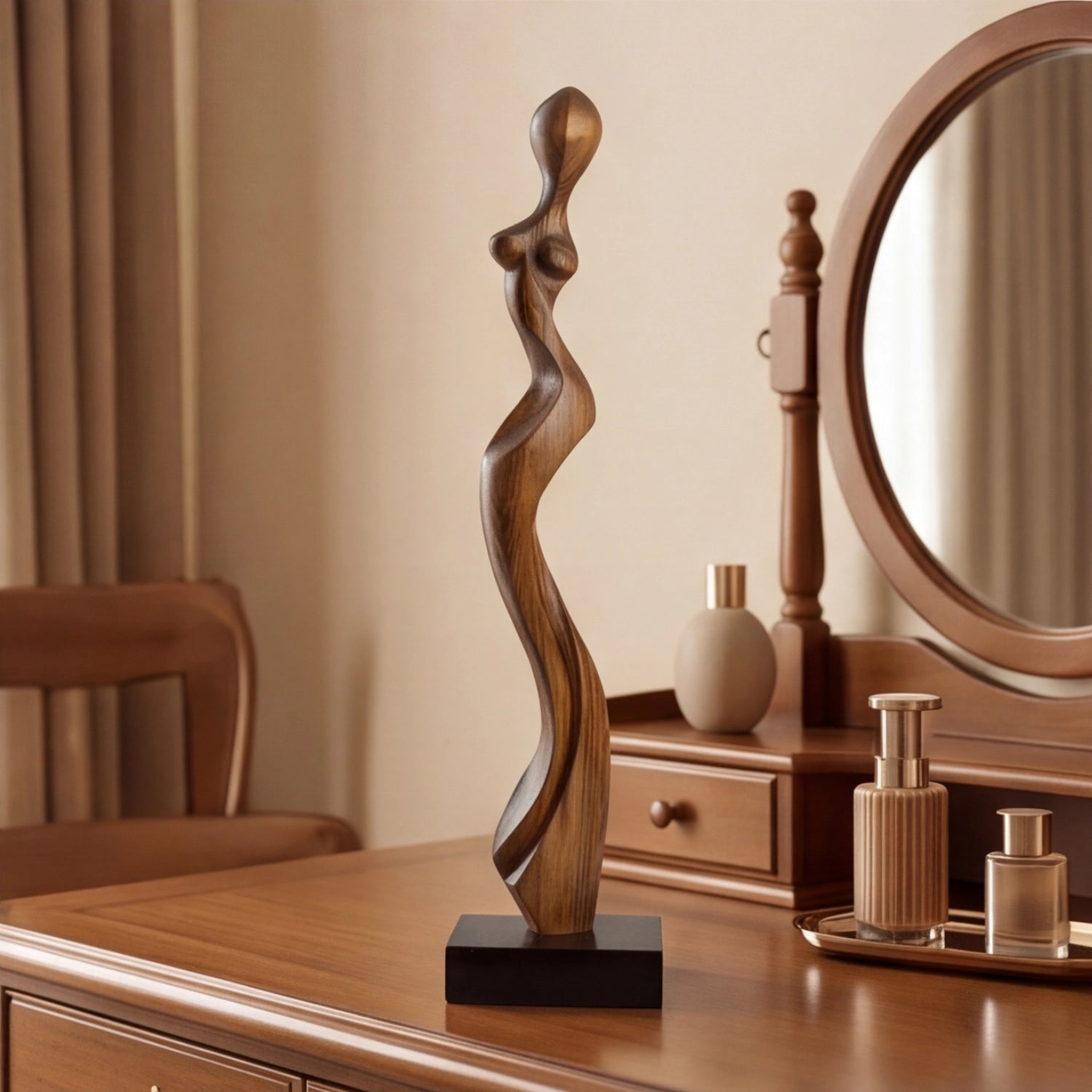 Wood Sculpture | Dancer Silhouette