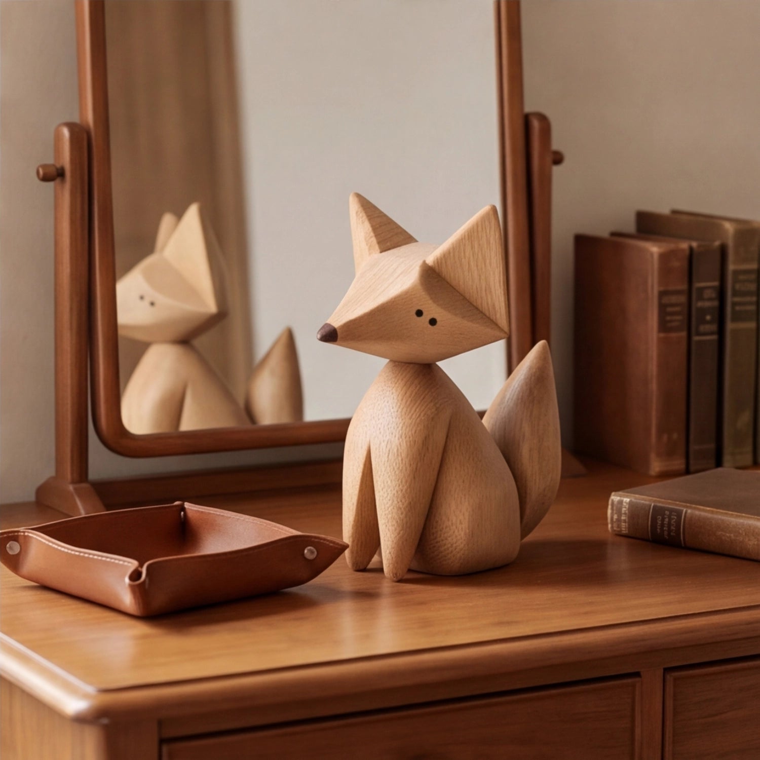 Wood Sculpture | Playful Fox