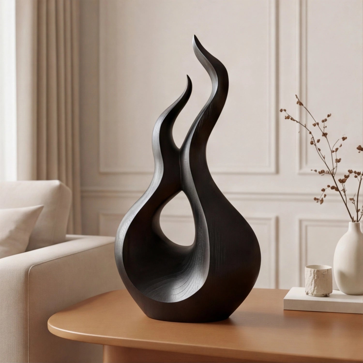 Wood Sculpture | Midnight Form