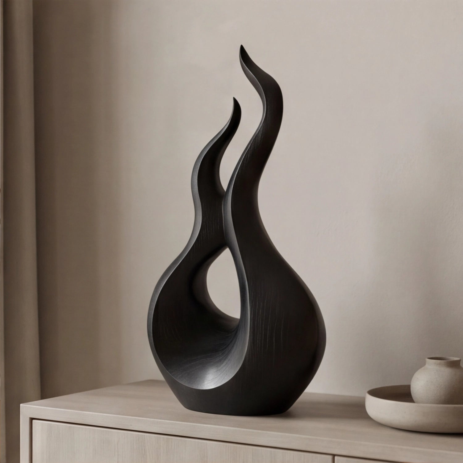 Wood Sculpture | Midnight Form