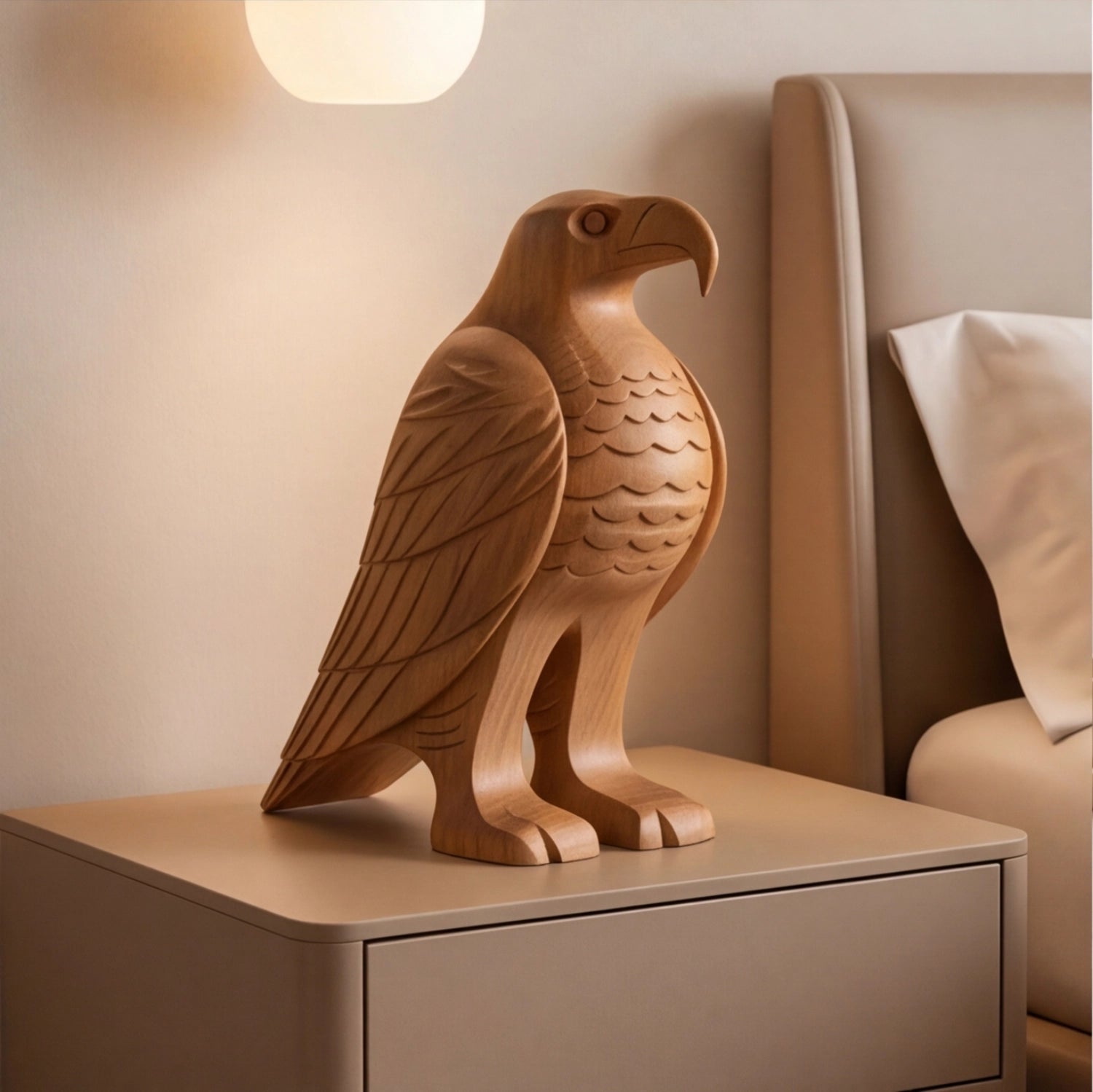 Wood Sculpture | Majestic Raptor