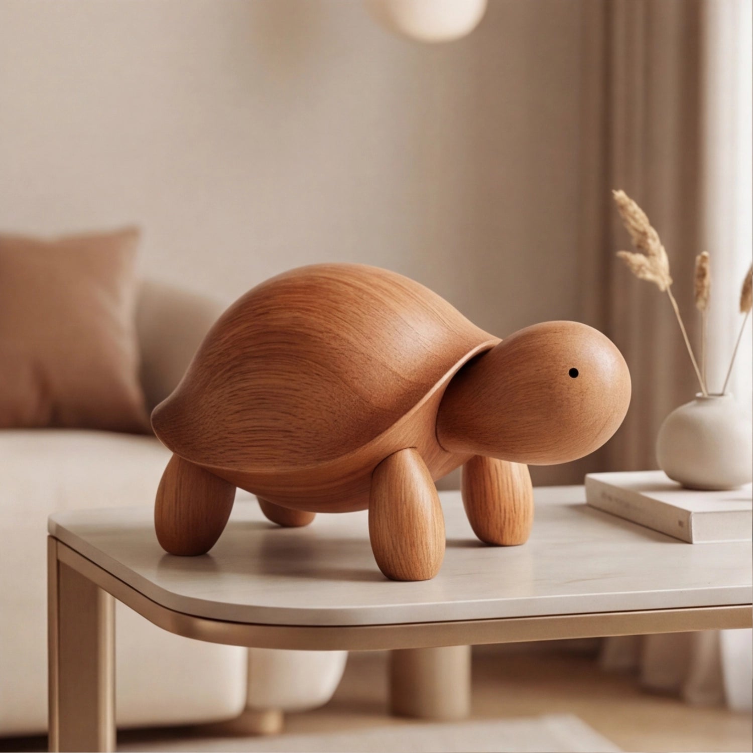 Wood Sculpture | Abstract Tortoise
