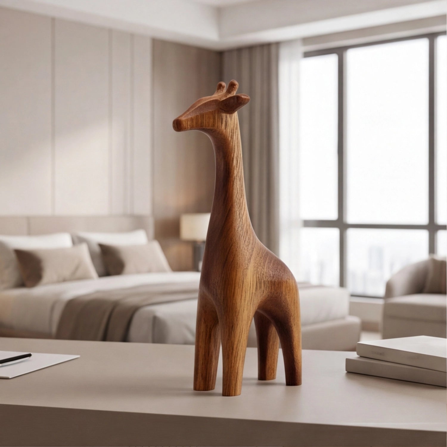 Wood Sculpture | Serene Stag