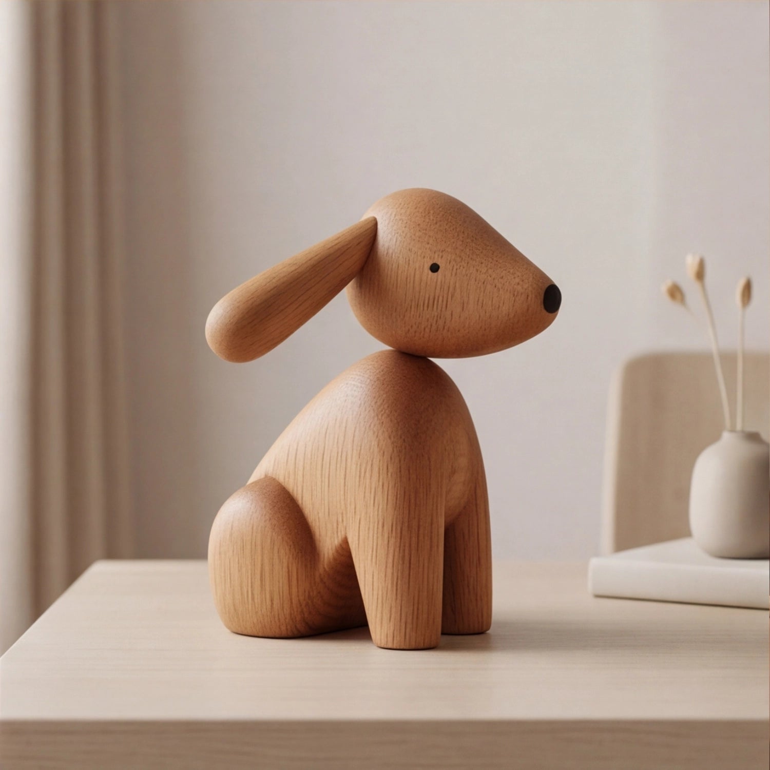Wood Sculpture | Minimal Puppy
