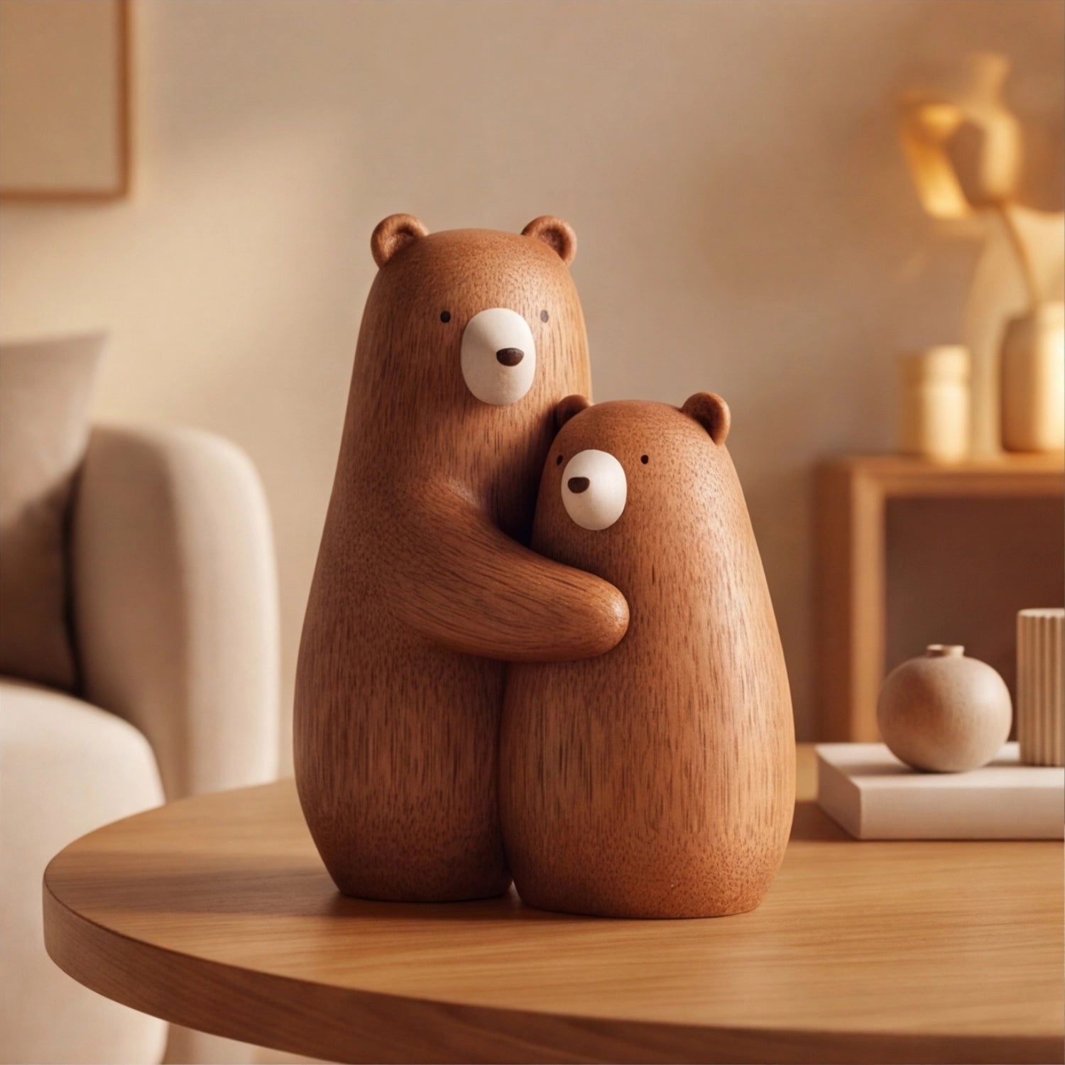 Wood Sculpture | Bear Hug