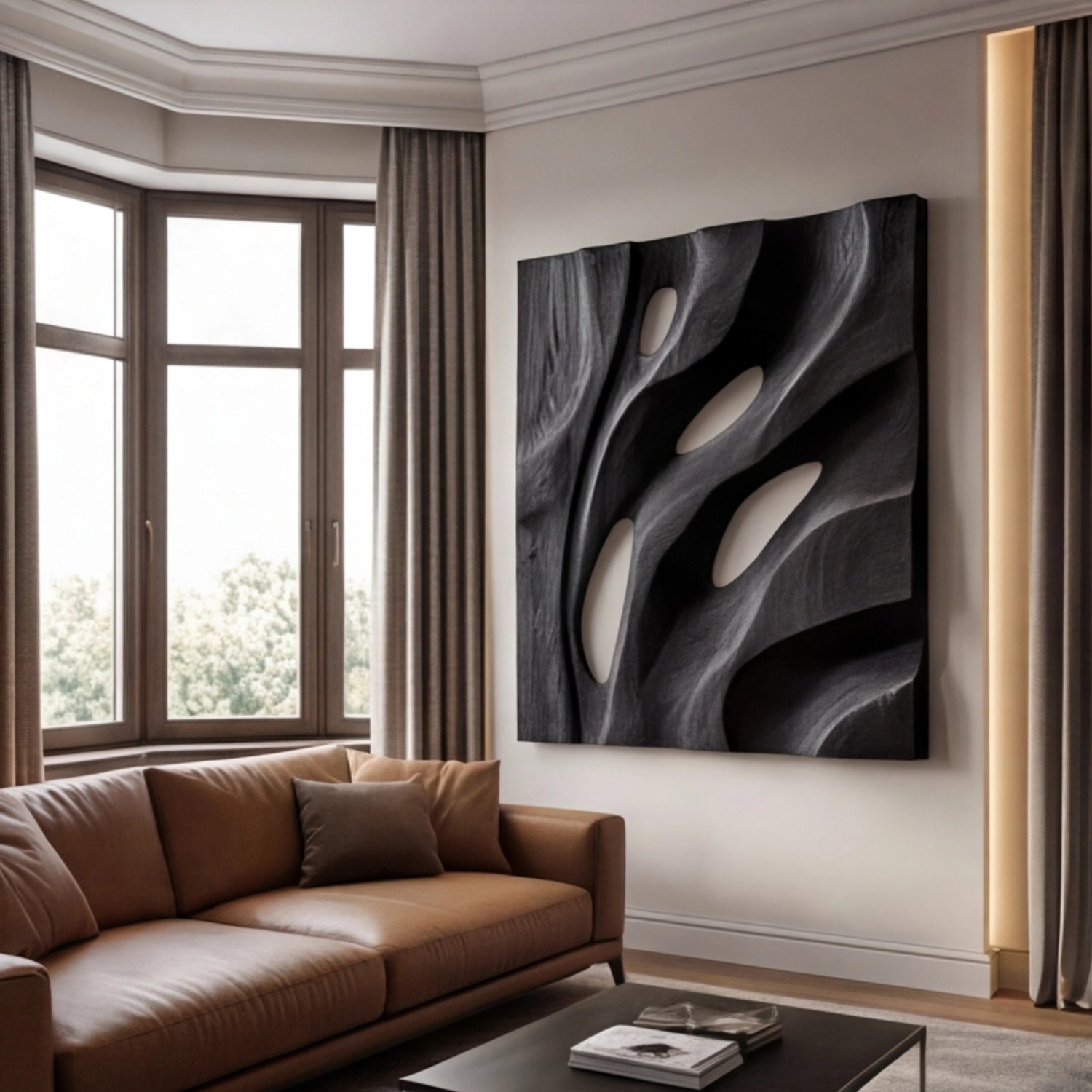 Wooden Wall Art Sculpture | Groove Rhythm